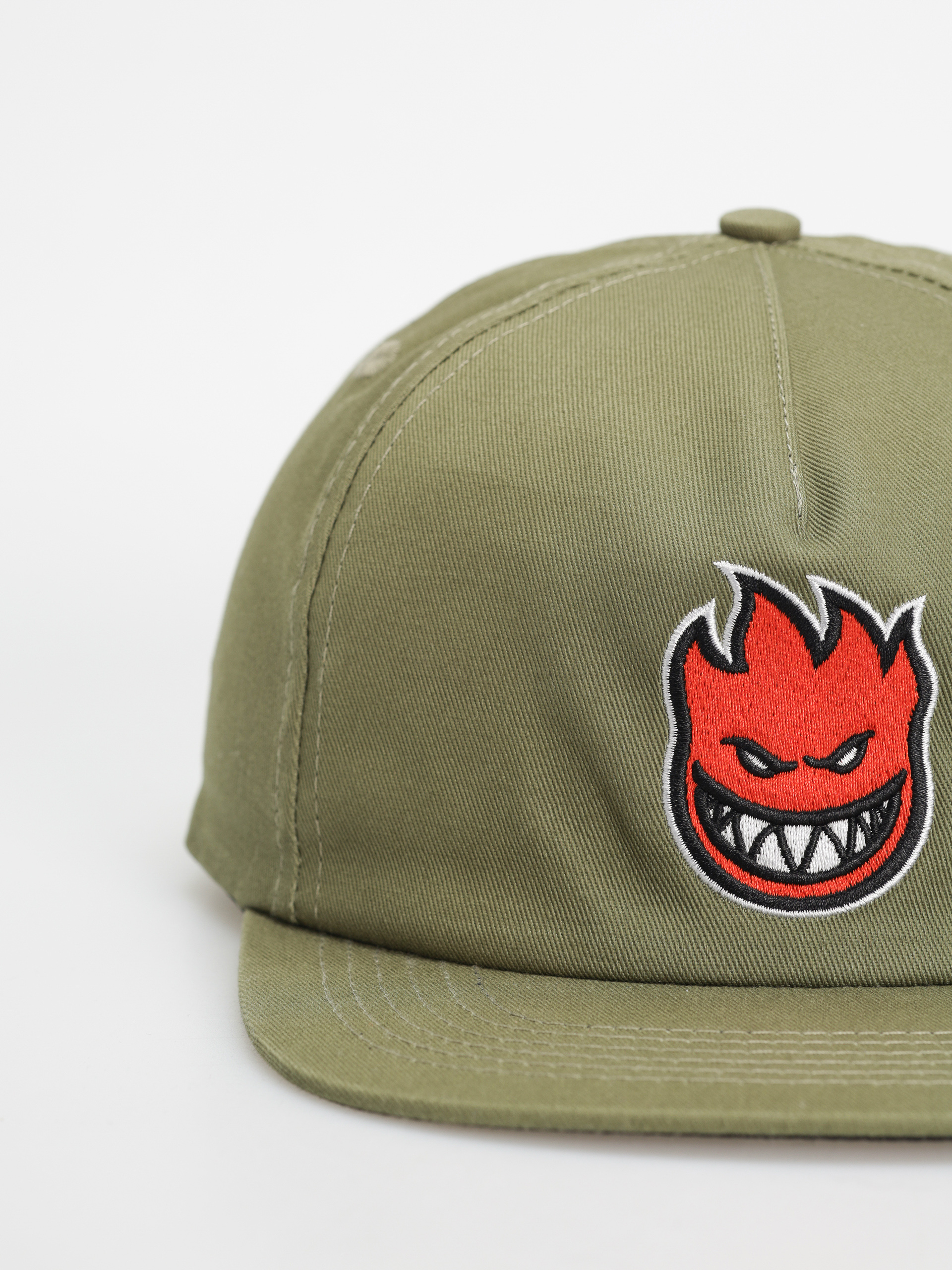 Šiltovka Spitfire Bighead Fill Snap (olive/red)