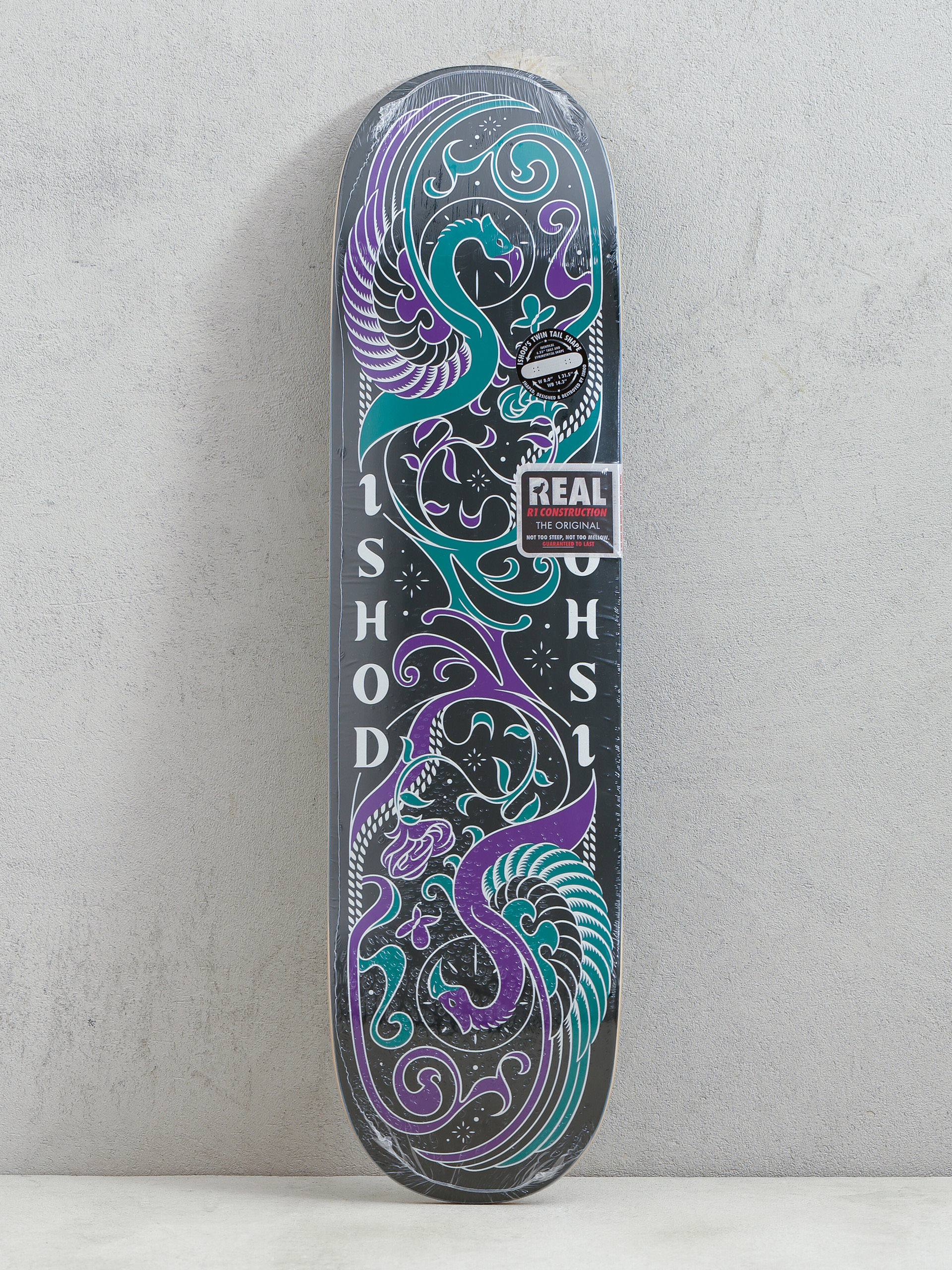 Doska Real Ishod Illuminatd (black/purple/teal)