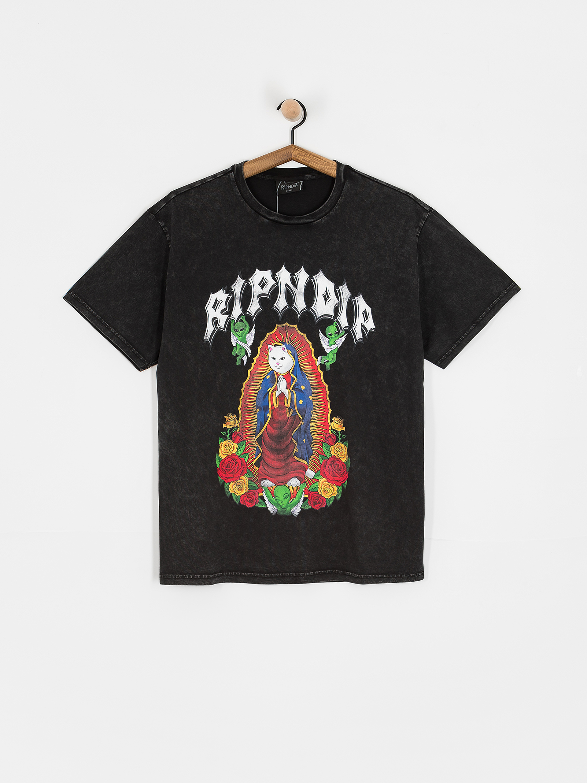 Tričko RipNDip Mother Nerm (black wash)