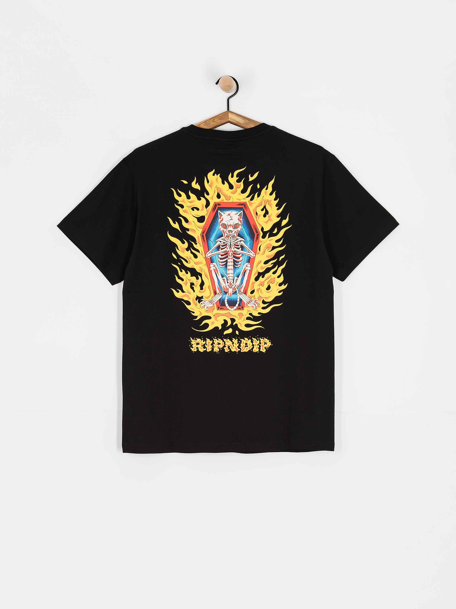 Tričko RipNDip Burn In Heck (black)