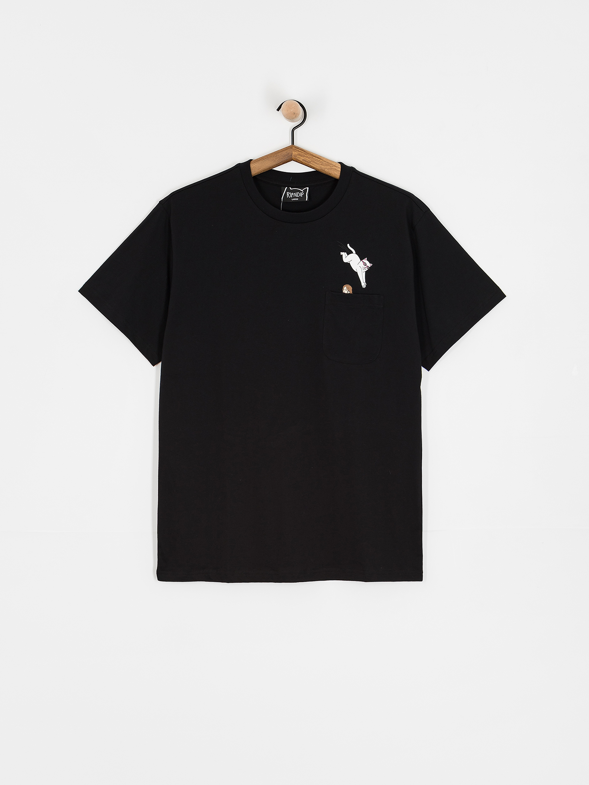 Tričko RipNDip Jumpin In Pocket (black)