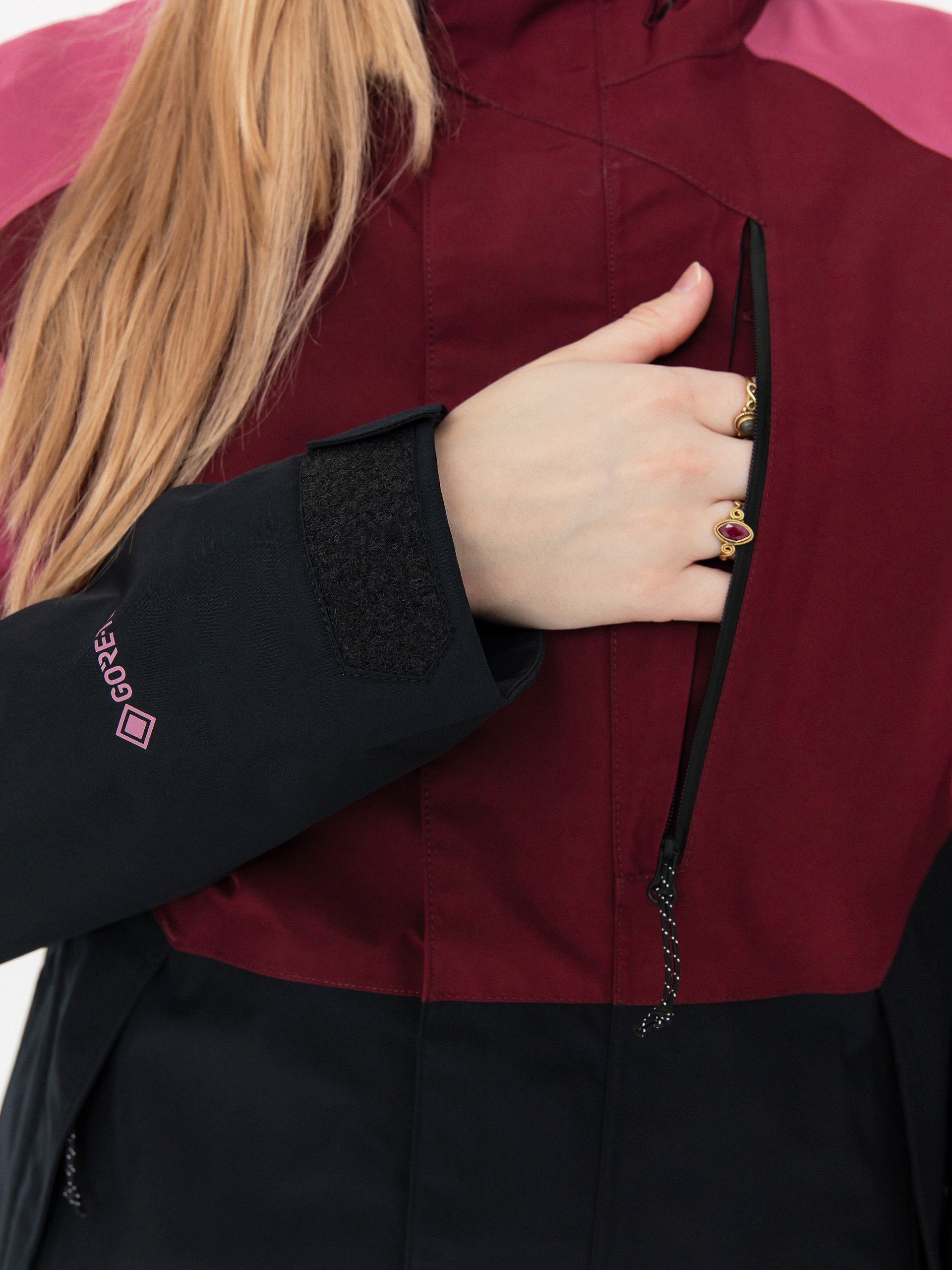 Dámska Snowboardová bunda Volcom V.Co Aris Ins Gore (burgundy)