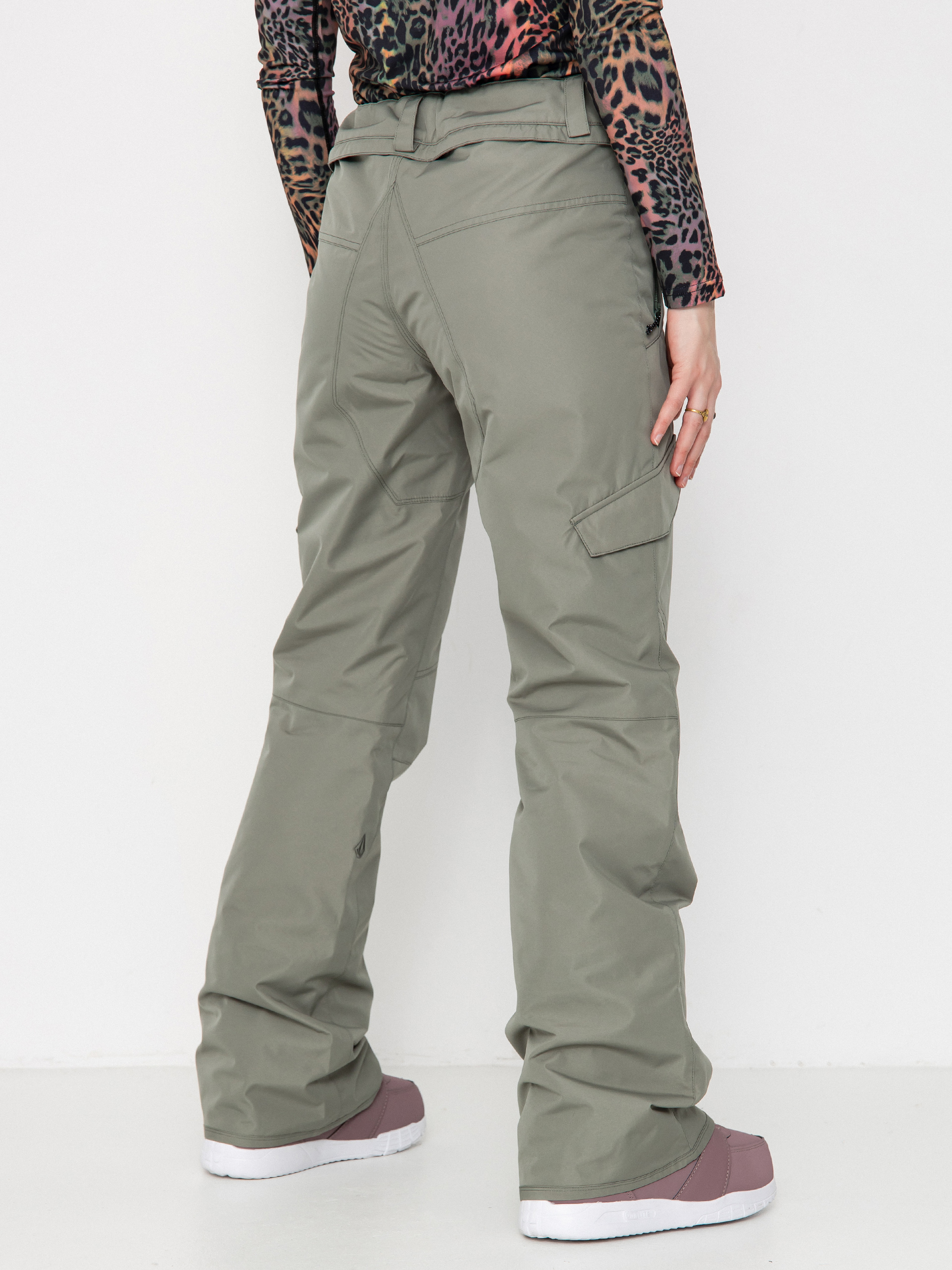 Dámske Snowboardové nohavice Volcom Bridger Ins (lichen green)