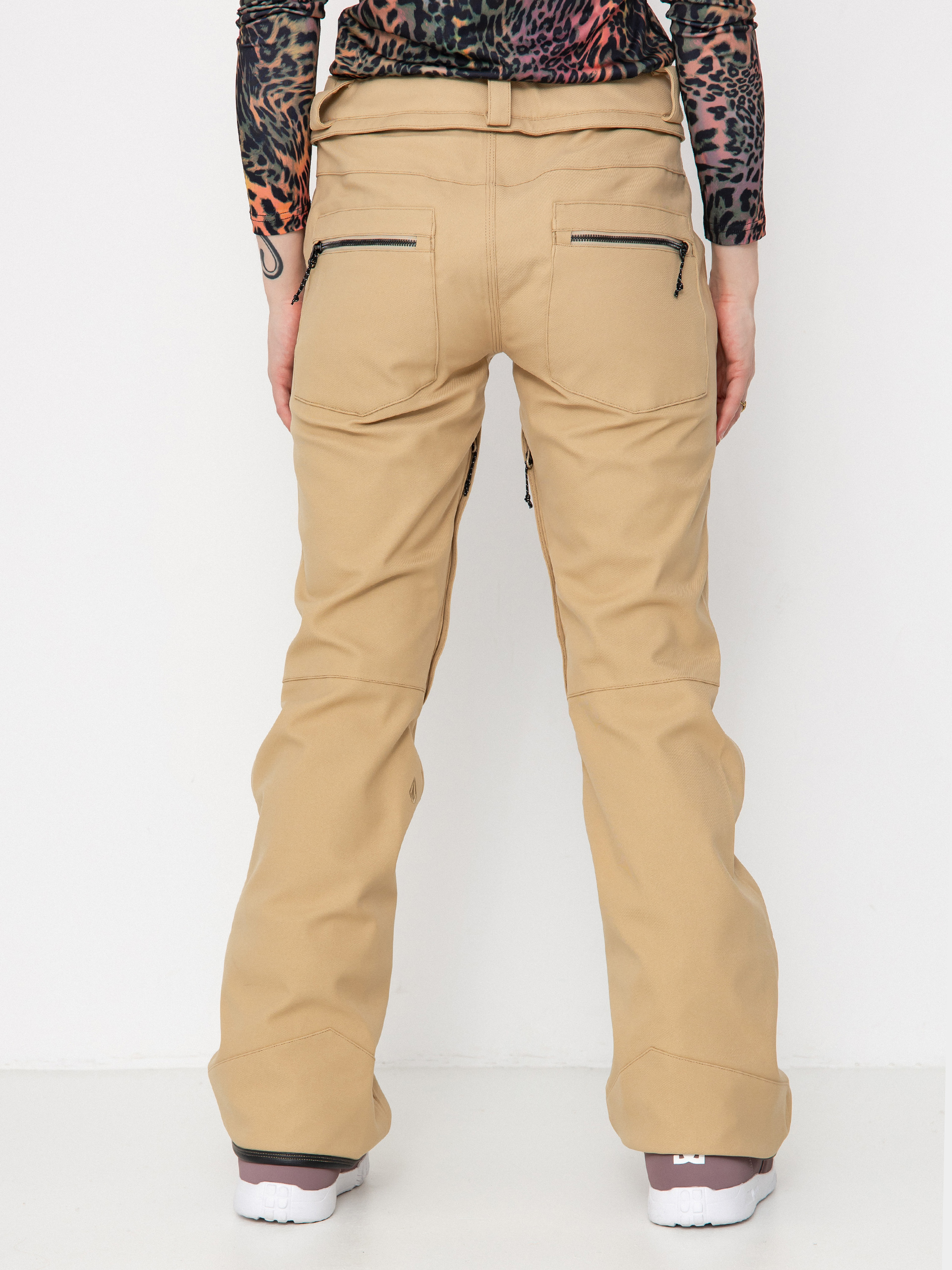 Dámske Snowboardové nohavice Volcom Genus Stretch (sand)