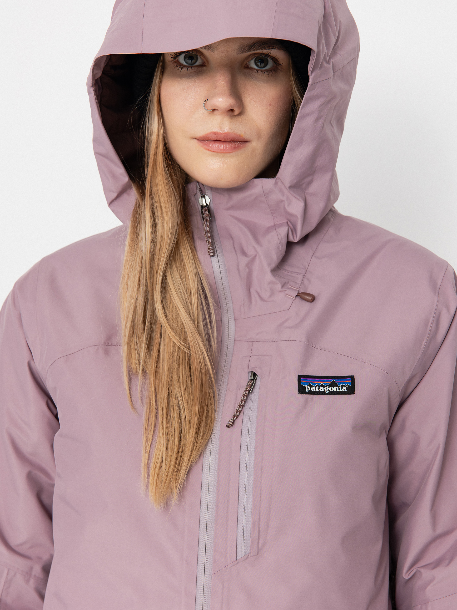 Dámska Bunda Patagonia Insulated Powder Town (stormy mauve)
