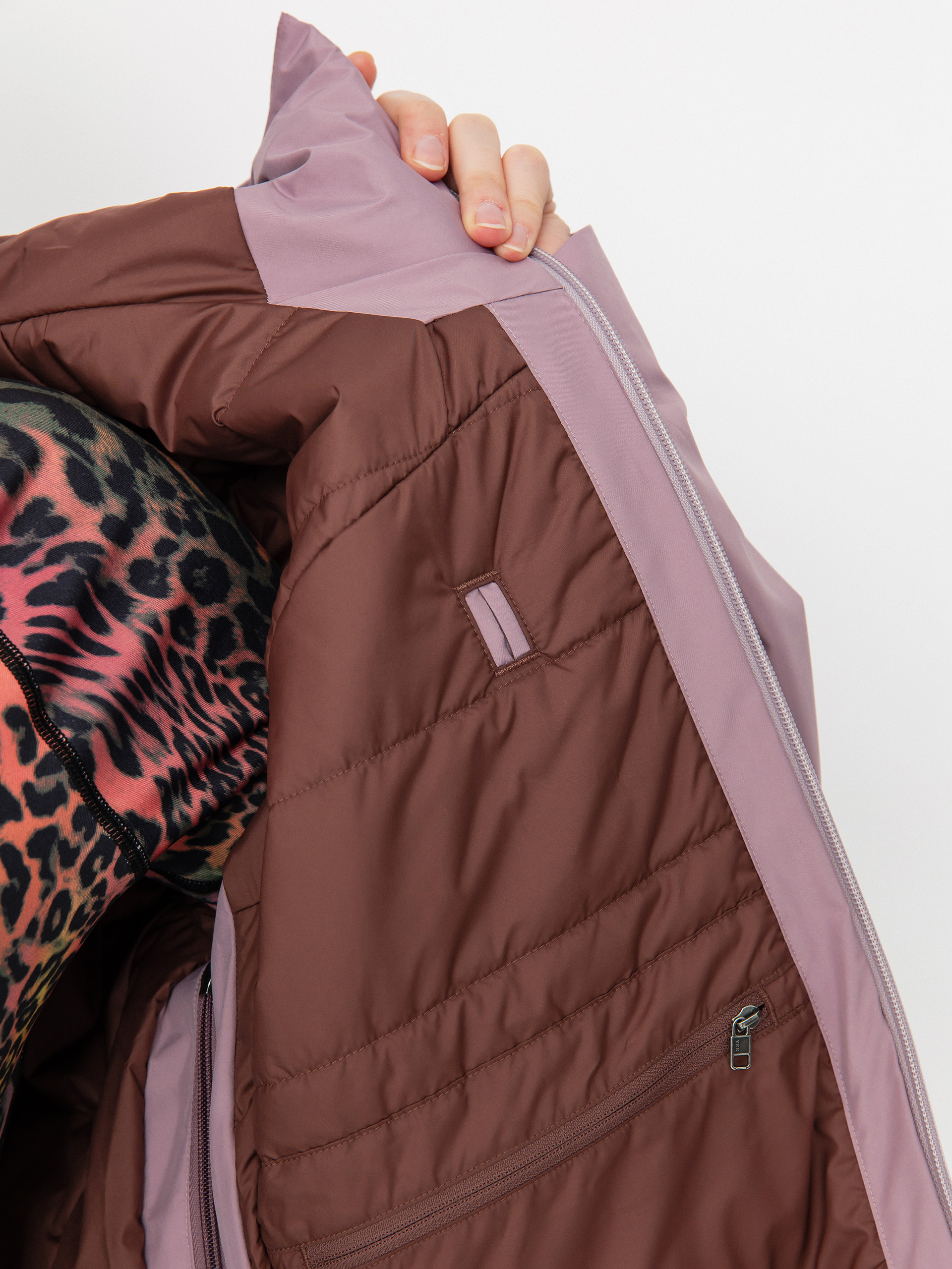 Dámska Bunda Patagonia Insulated Powder Town (stormy mauve)