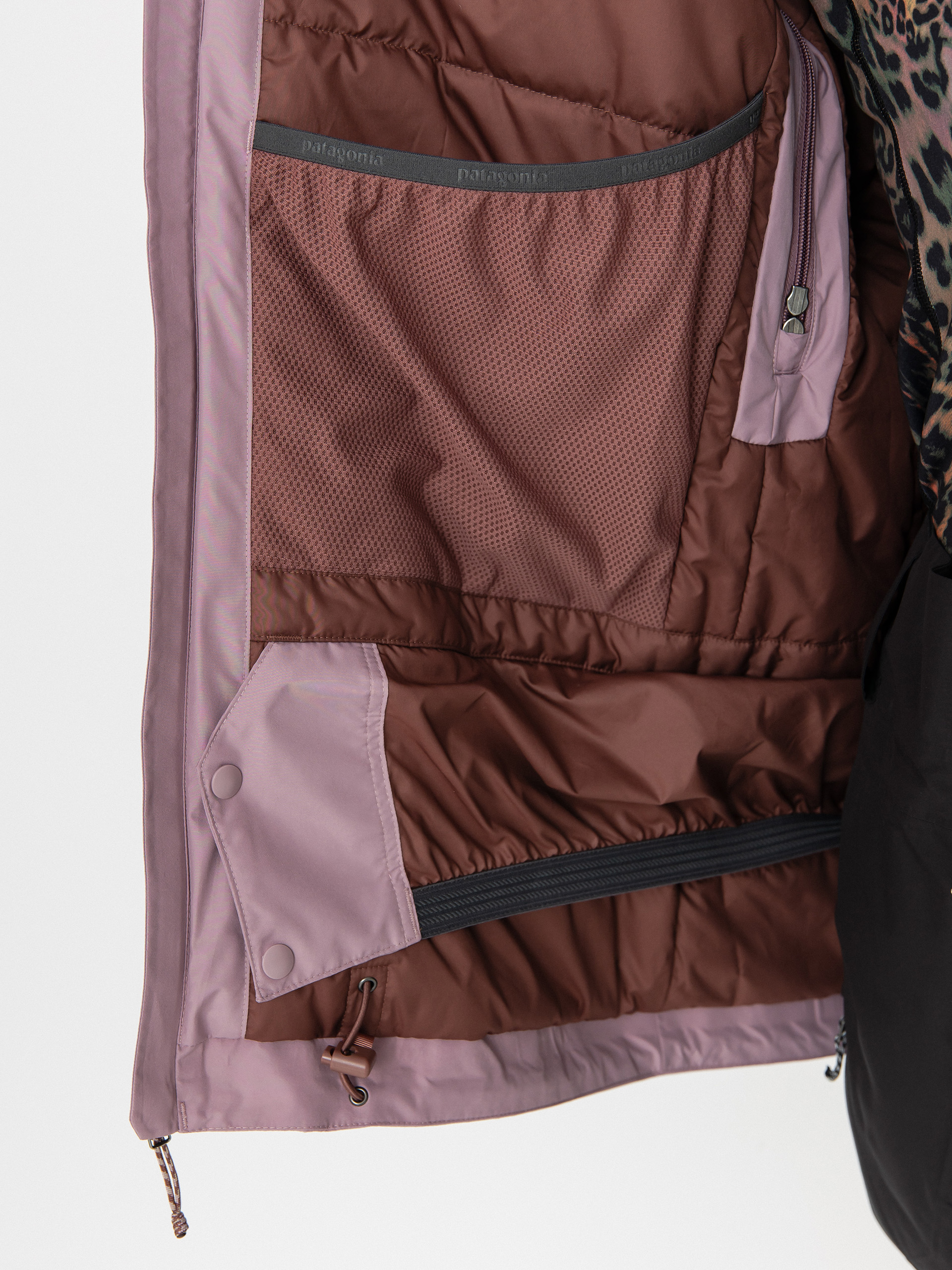 Dámska Bunda Patagonia Insulated Powder Town (stormy mauve)