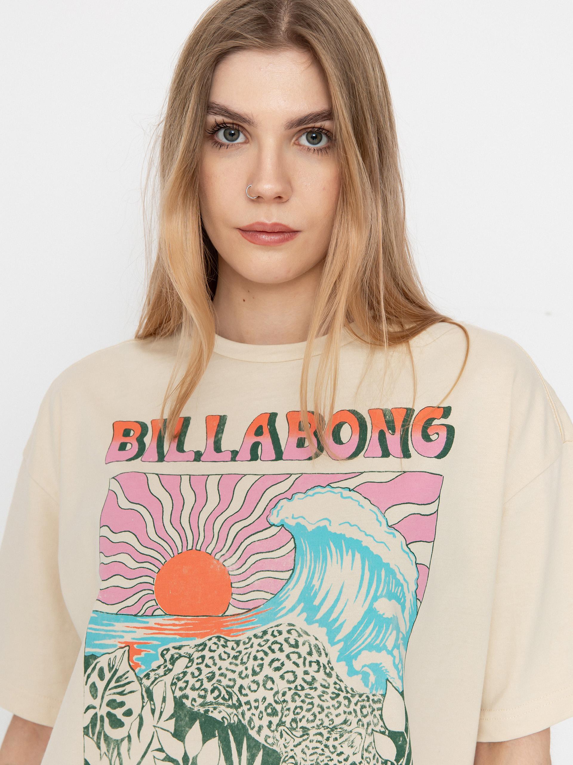 Tričko Billabong Vision Of Parad Wmn (white cap)