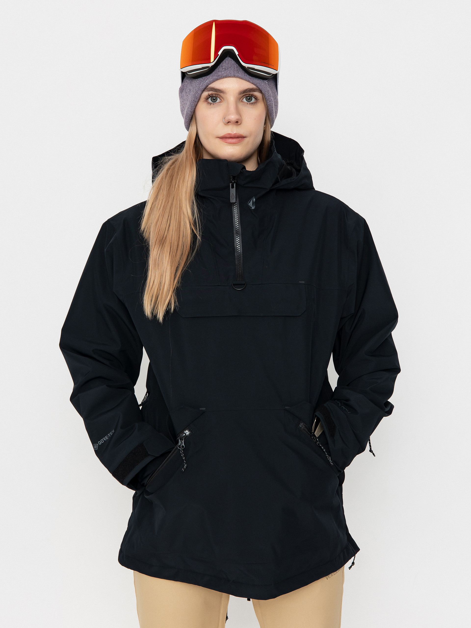 Snowboardová bunda Volcom Fern Ins Gore Pullover Wmn (black)