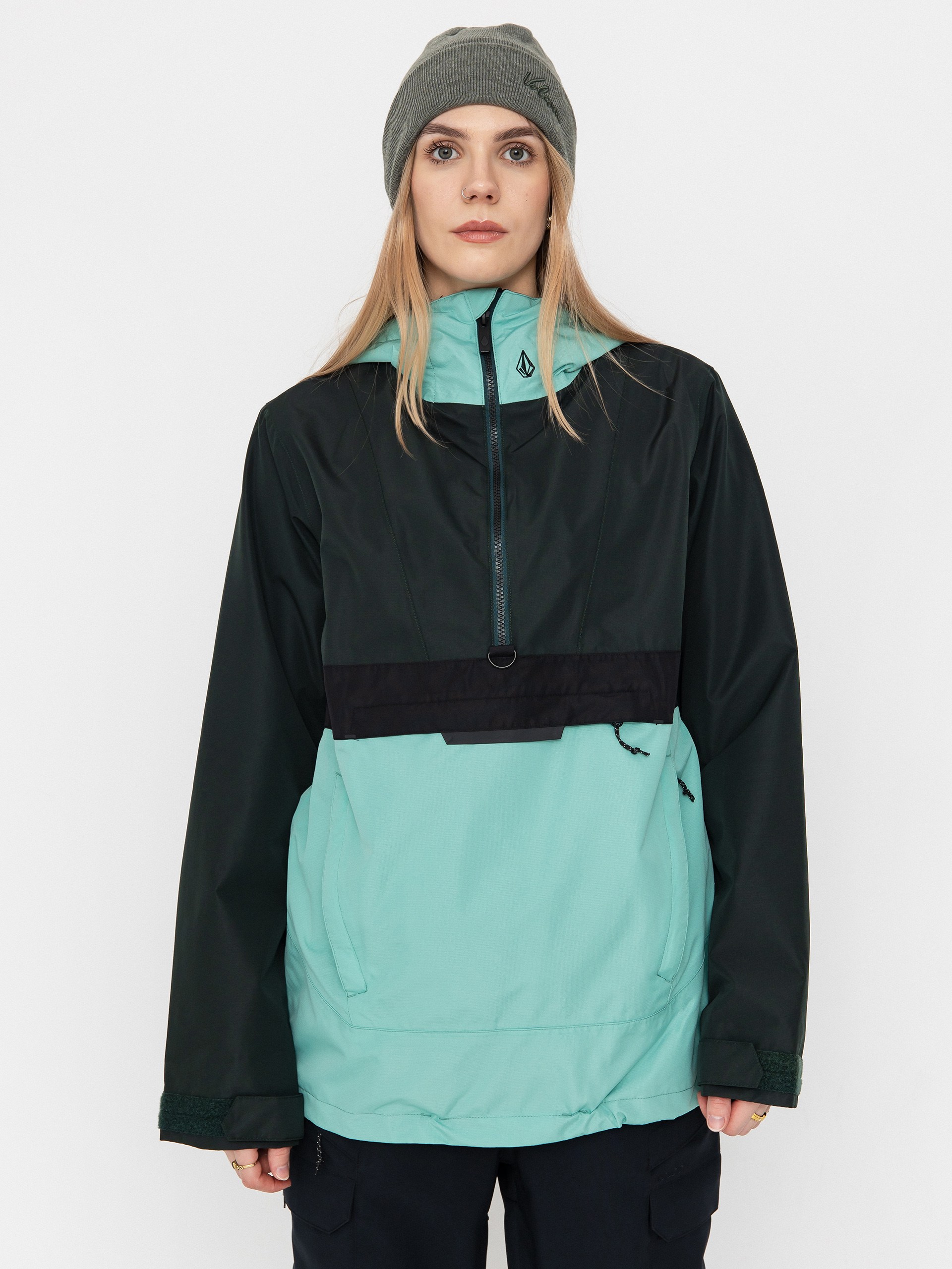 Snowboardovu00e1 bunda Volcom Ashfield Pullover Wmn (wasabi)