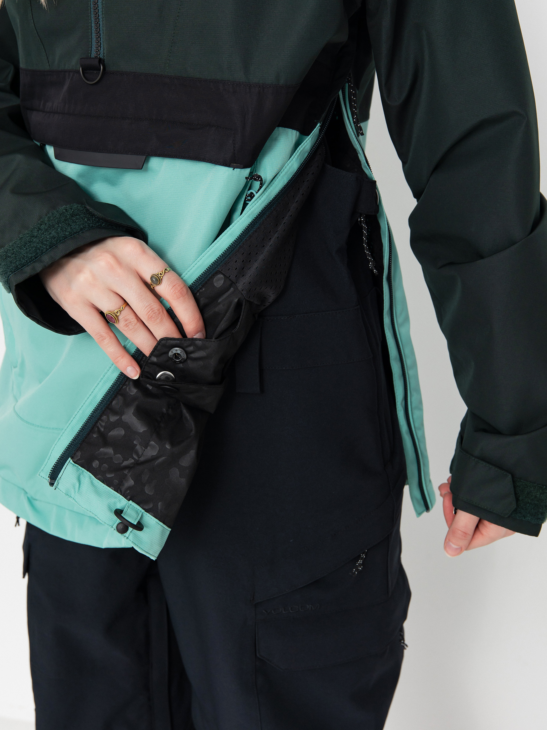 Dámska Snowboardová bunda Volcom Ashfield Pullover (wasabi)