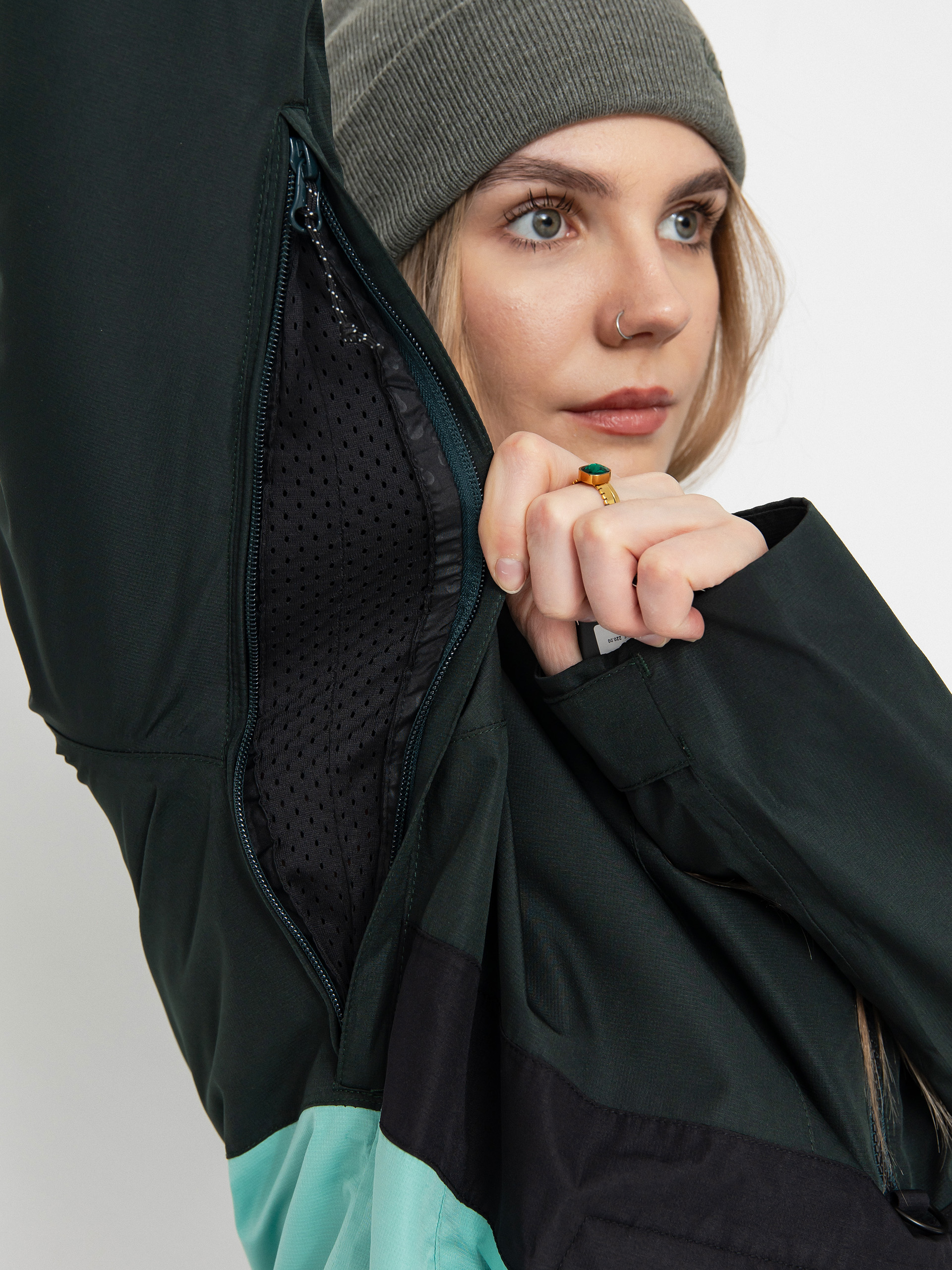 Dámska Snowboardová bunda Volcom Ashfield Pullover (wasabi)