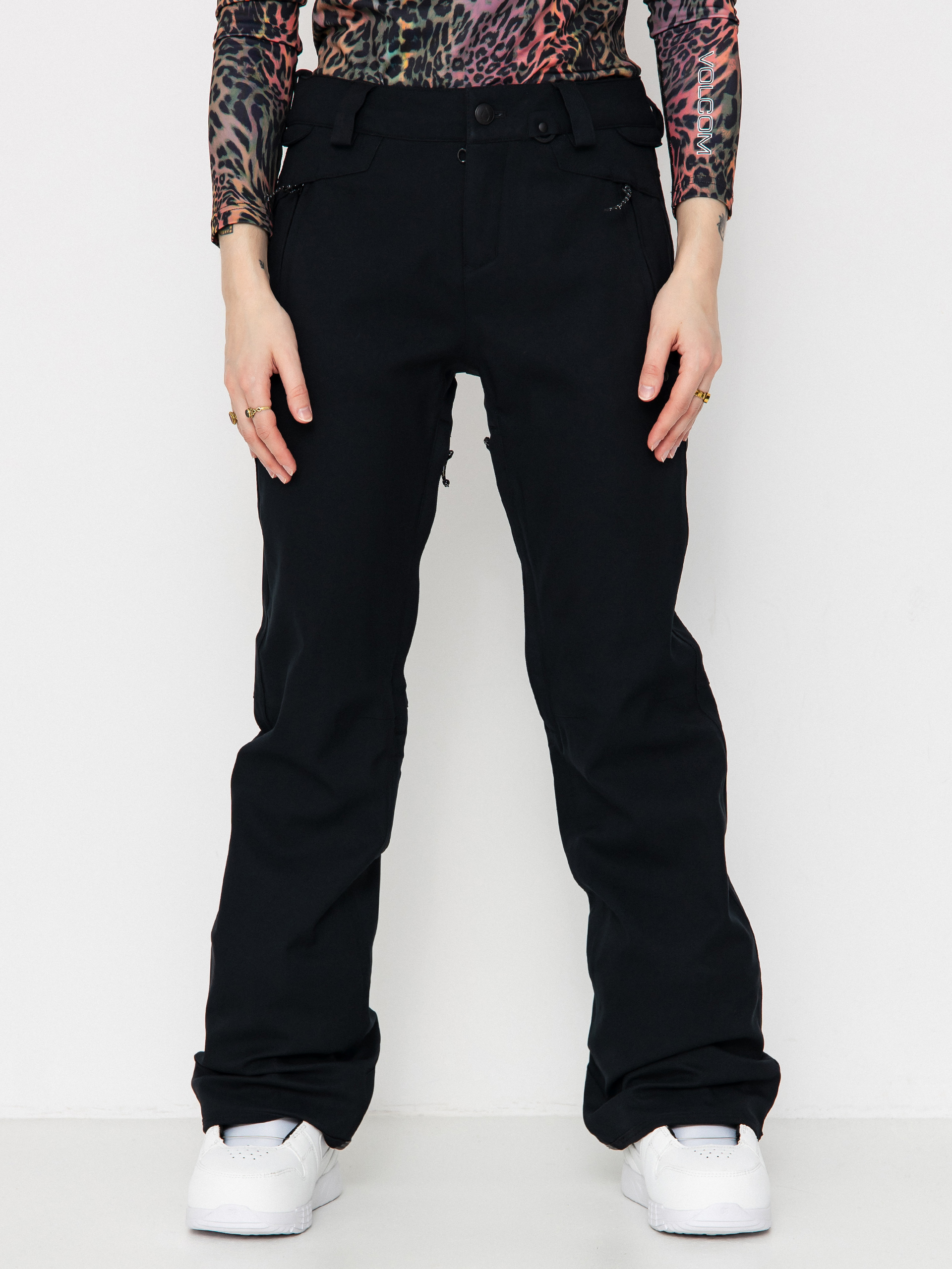 Snowboardové nohavice Volcom Genus Stretch Wmn (black)