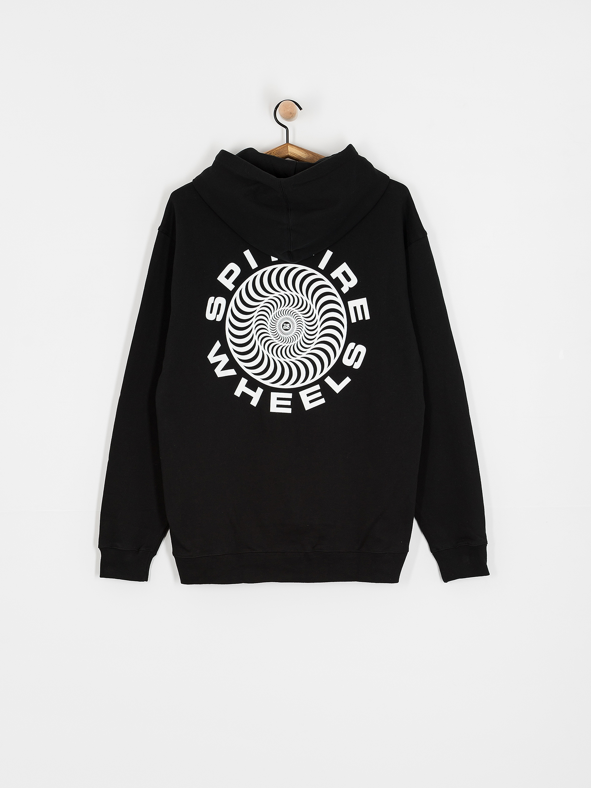 Mikina s kapucňou Spitfire Cls 87 Swirl HD (black/white)