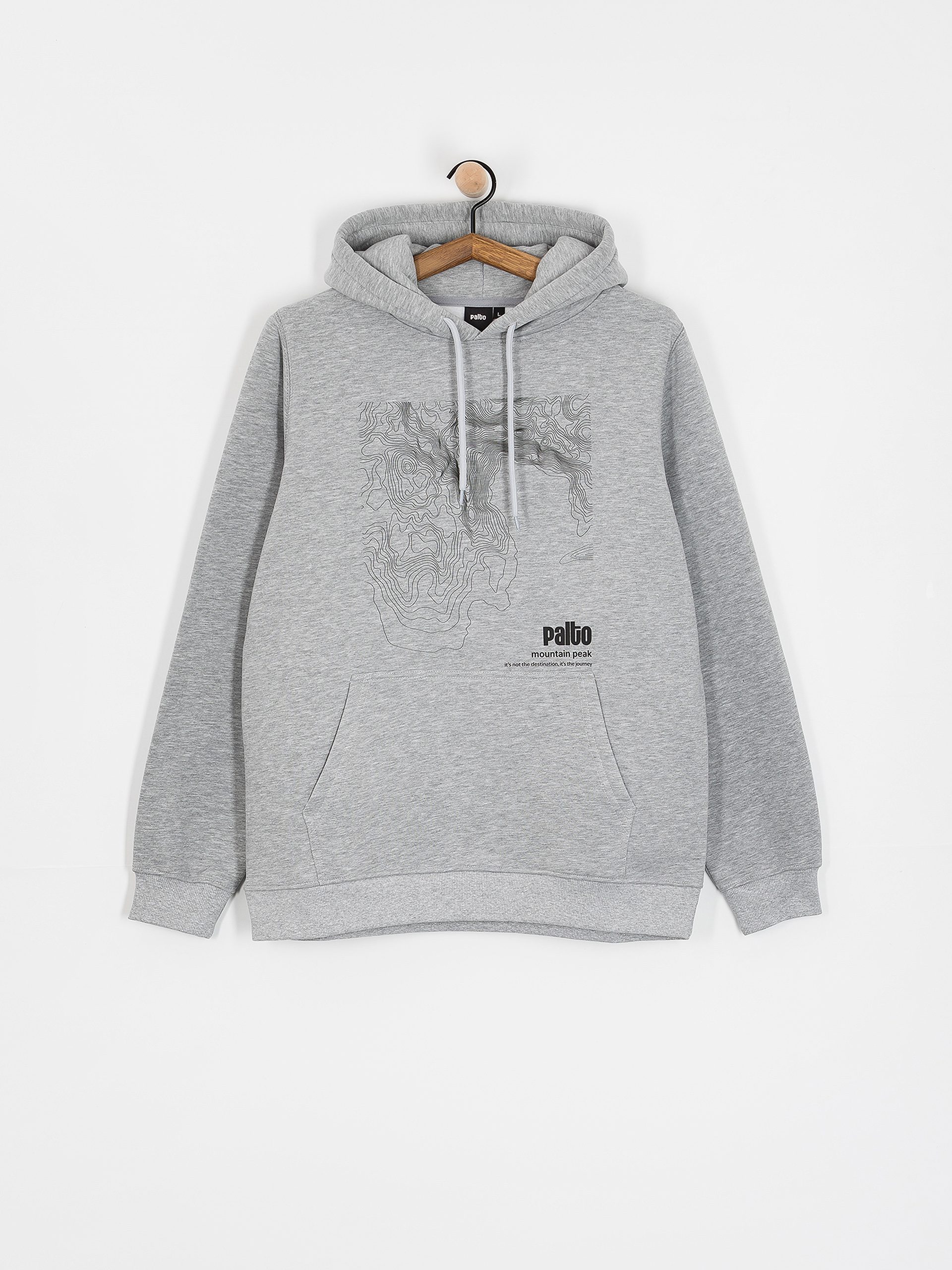 Mikina s kapucu0148ou Palto Topography HD (grey)