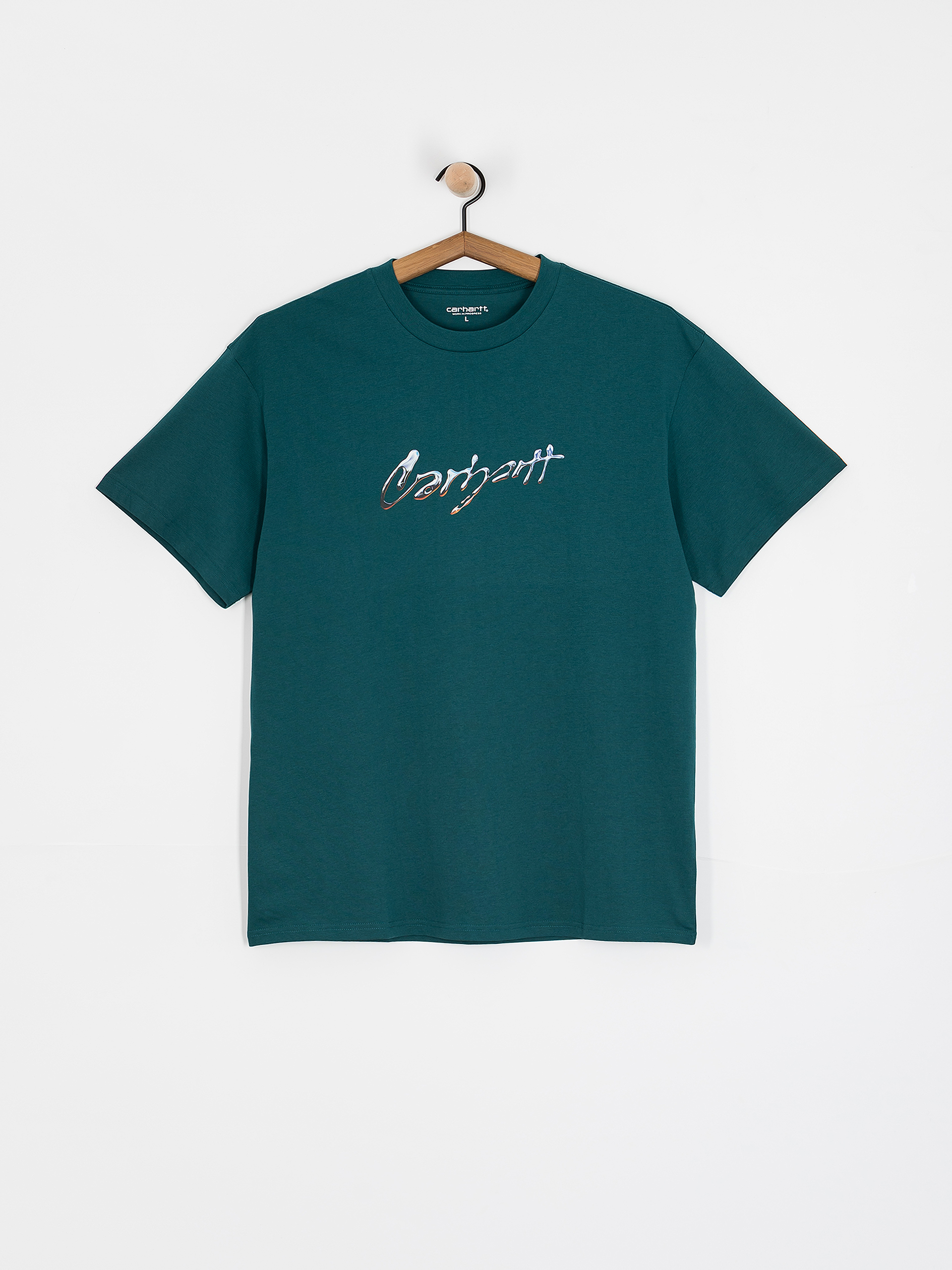 Tričko Carhartt WIP Drip Script (malachite)