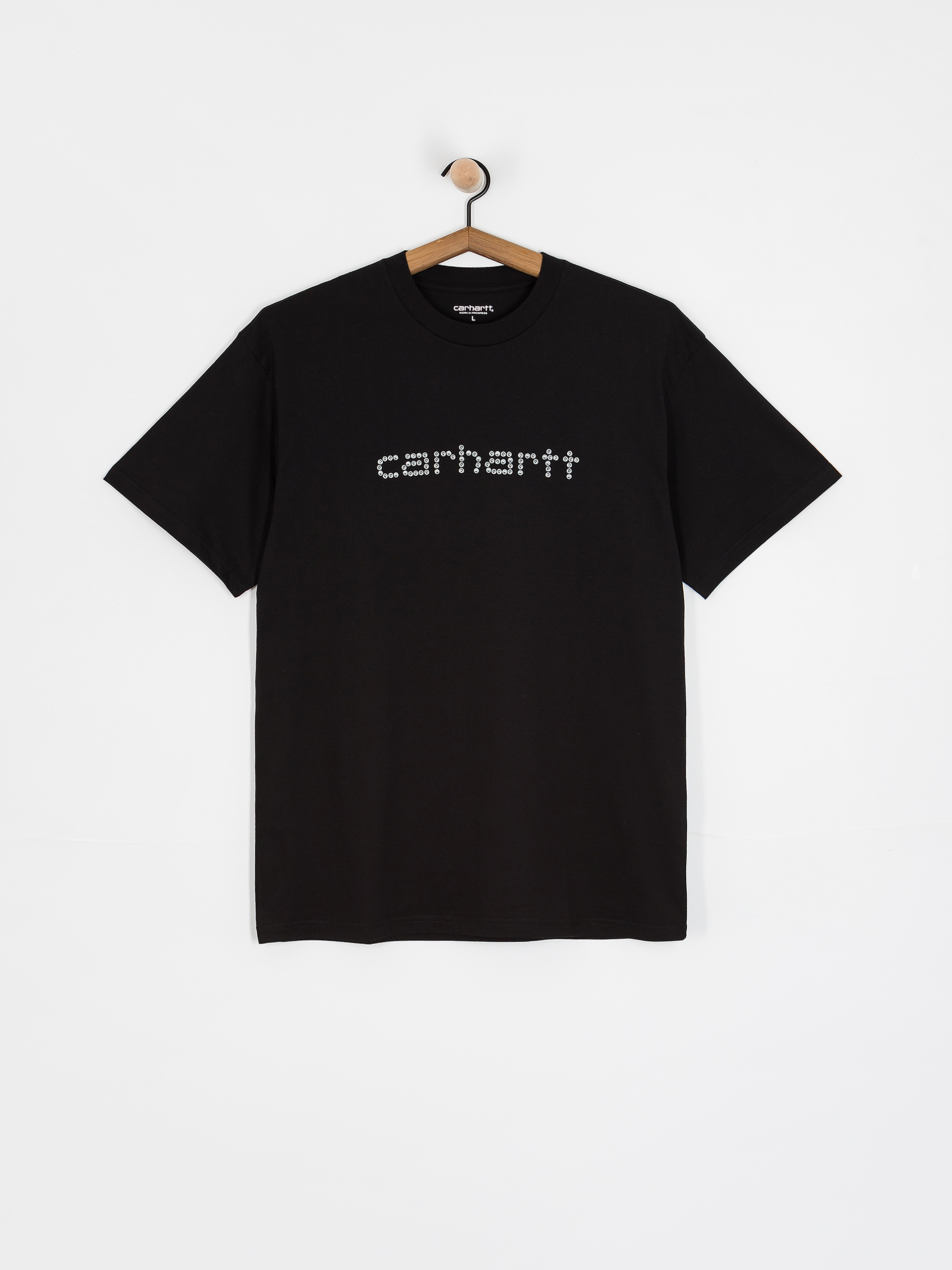 Tričko Carhartt WIP Rivet Script (black)