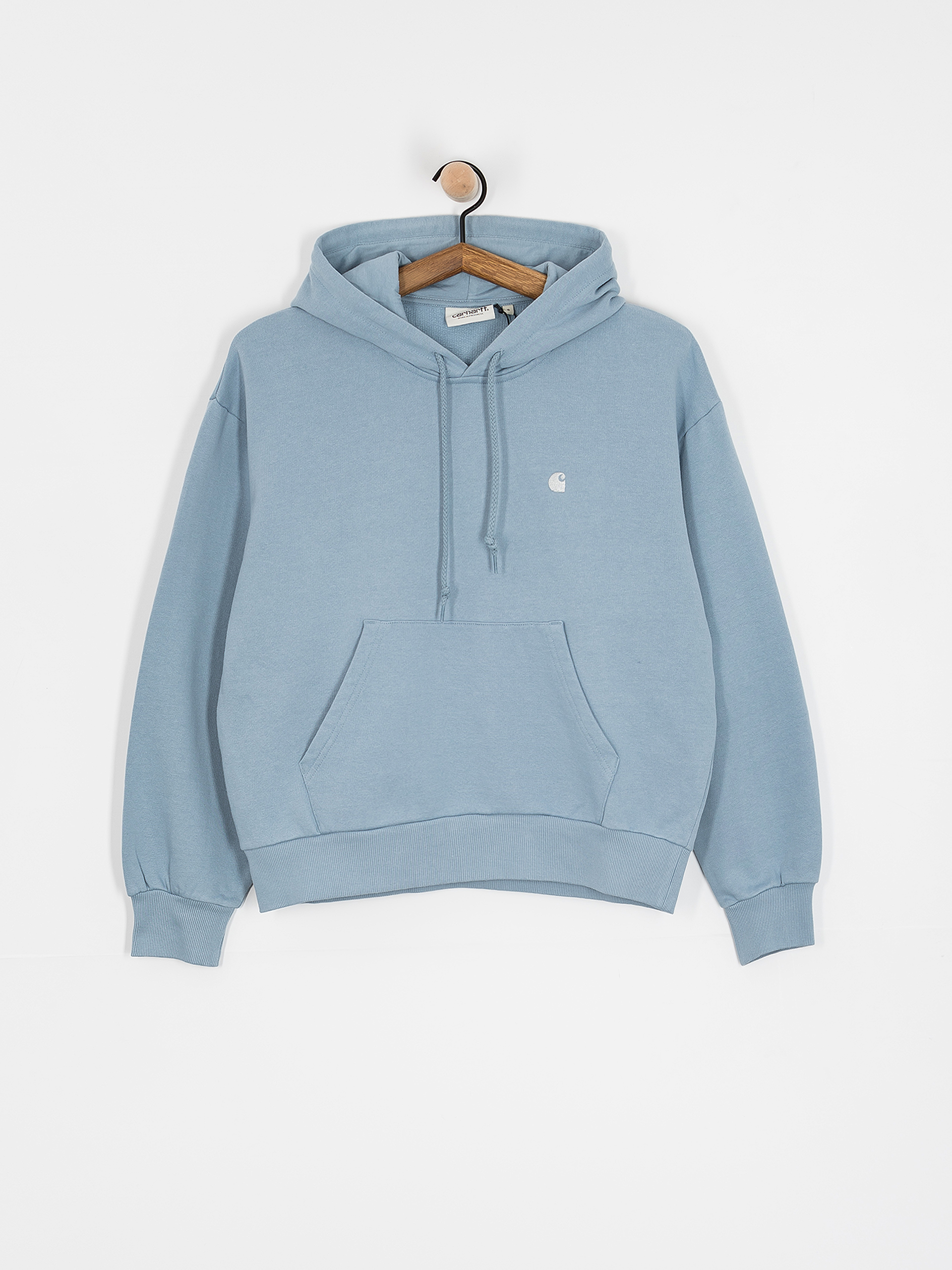 Mikina s kapucňou Carhartt WIP Casey HD Wmn (frosted blue/silver)