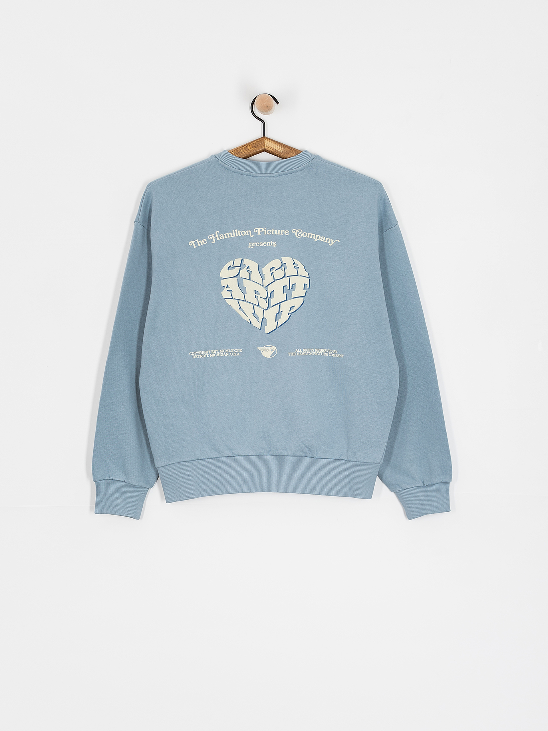 Mikina Carhartt WIP Productions Wmn (frosted blue)