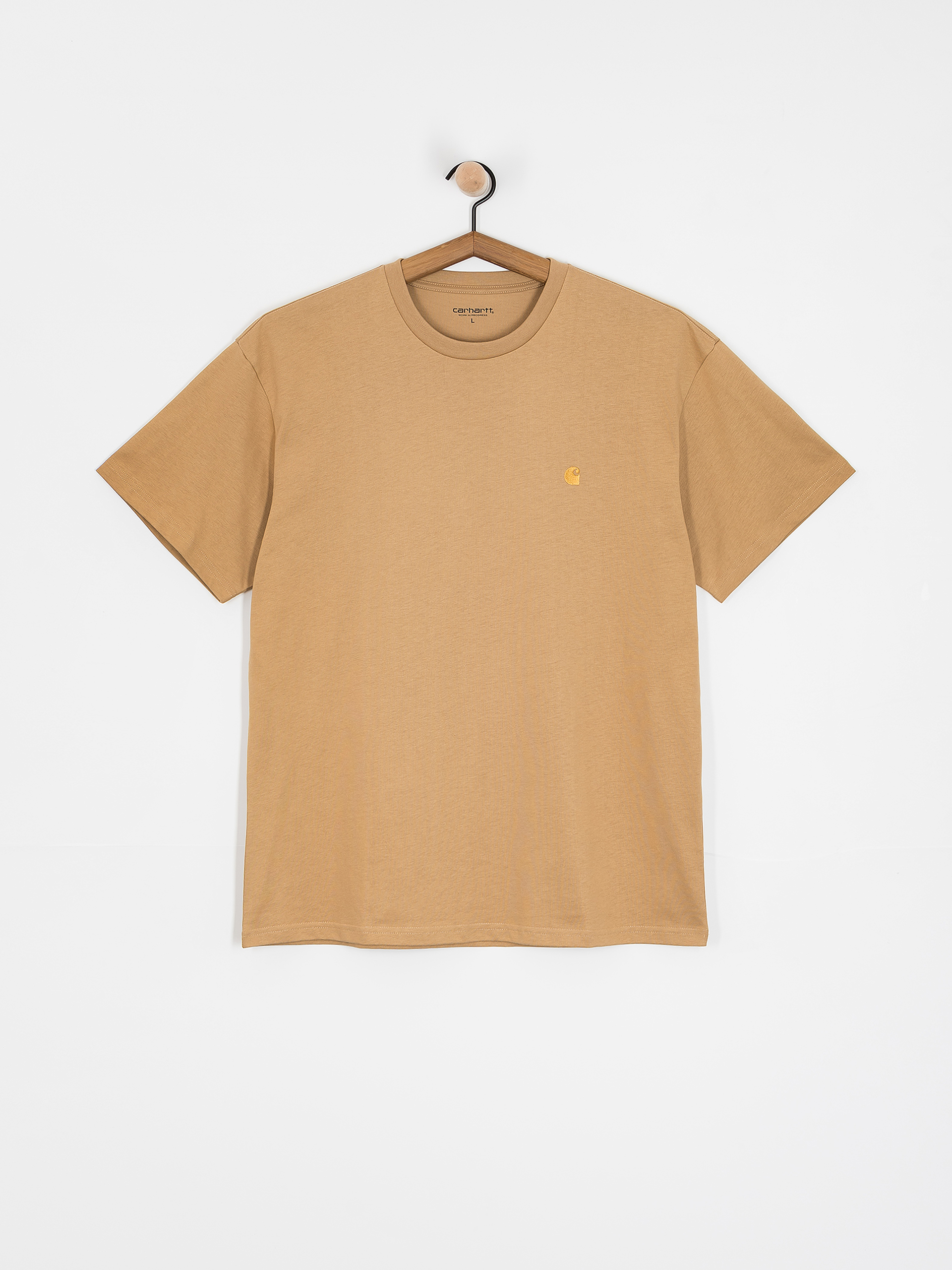 Tričko Carhartt WIP Chase (dusty h brown/gold)