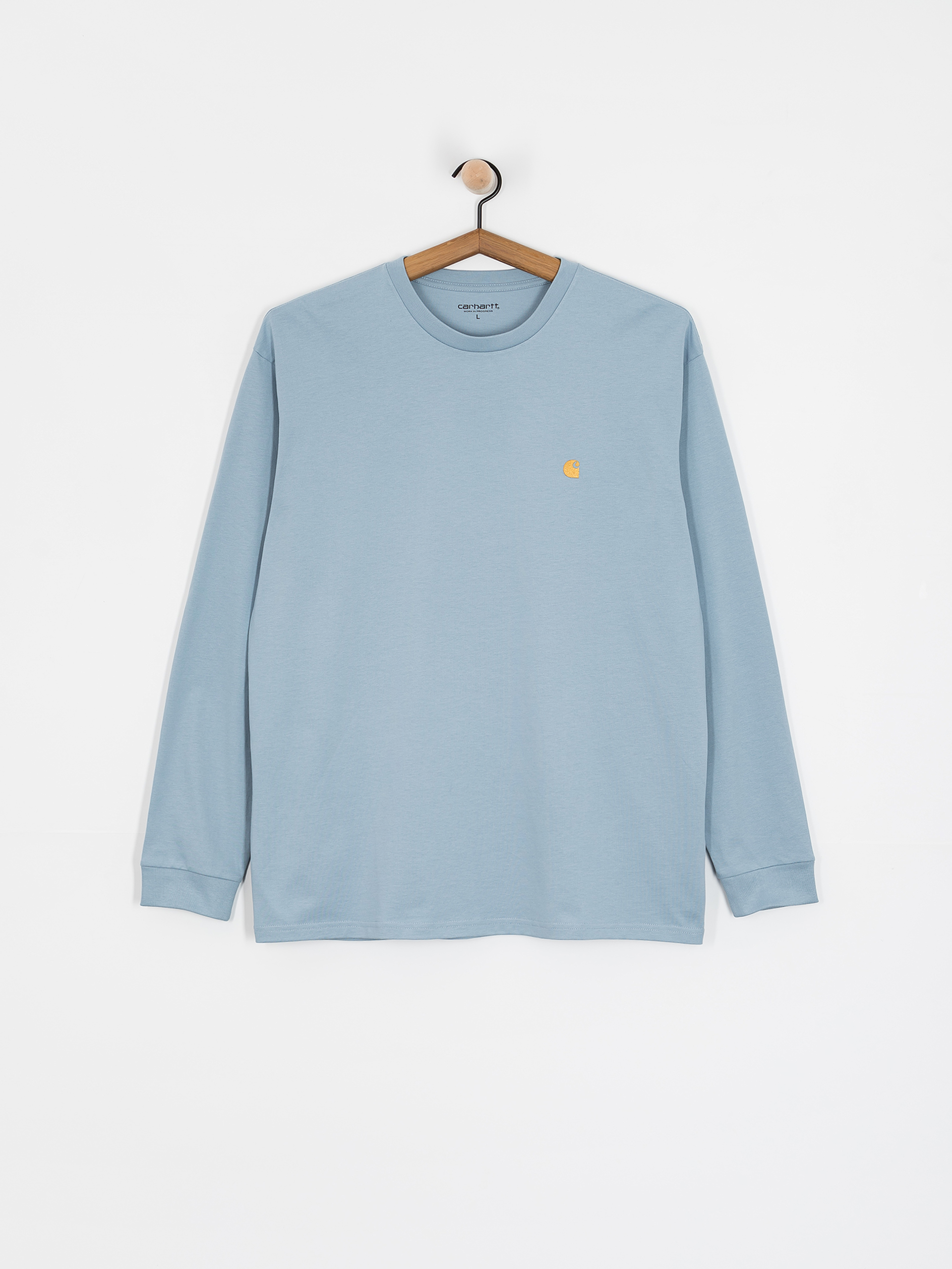 Triko Carhartt WIP Chase (frosted blue/gold)