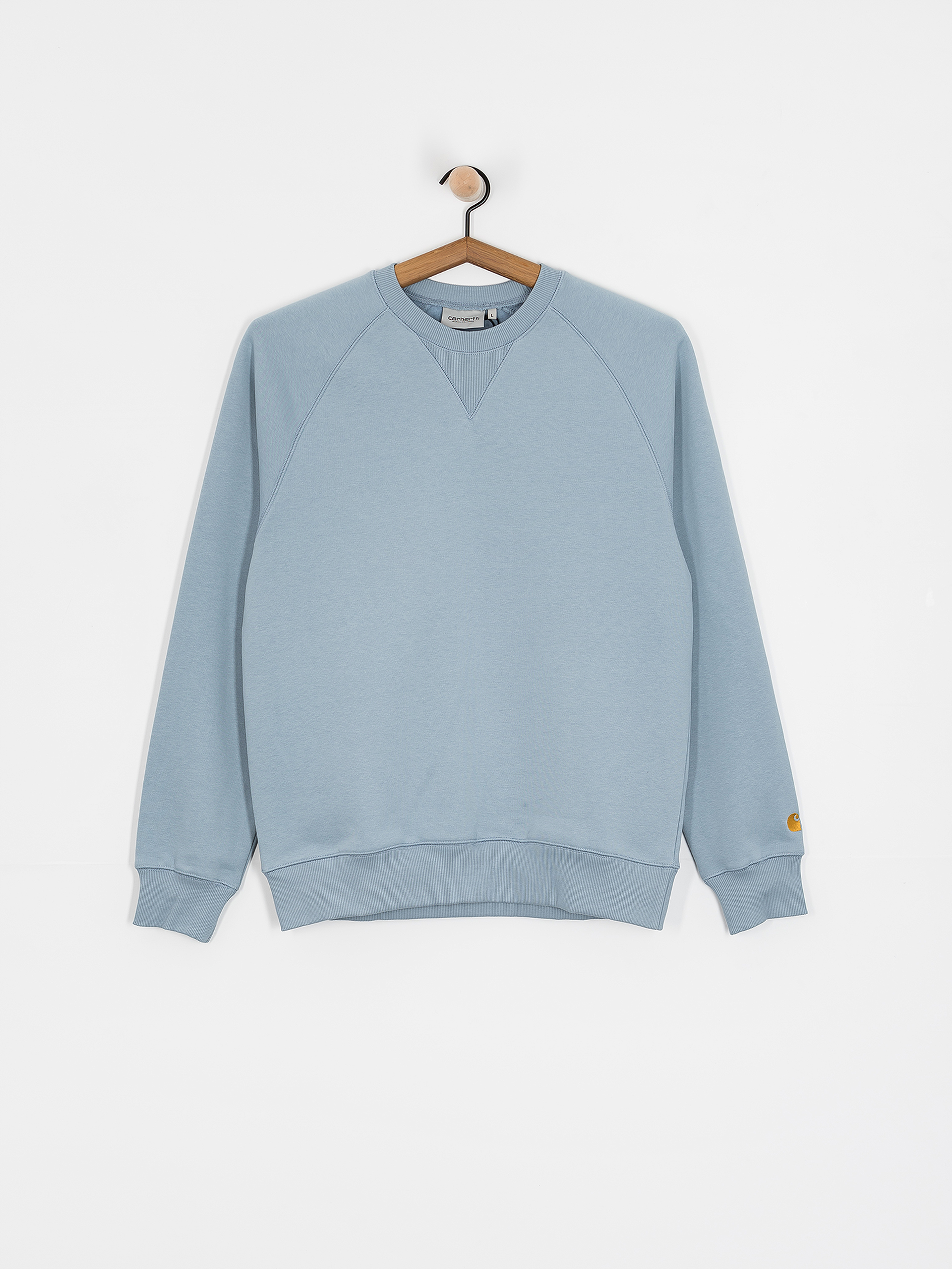 Mikina Carhartt WIP Chase (frosted blue/gold)