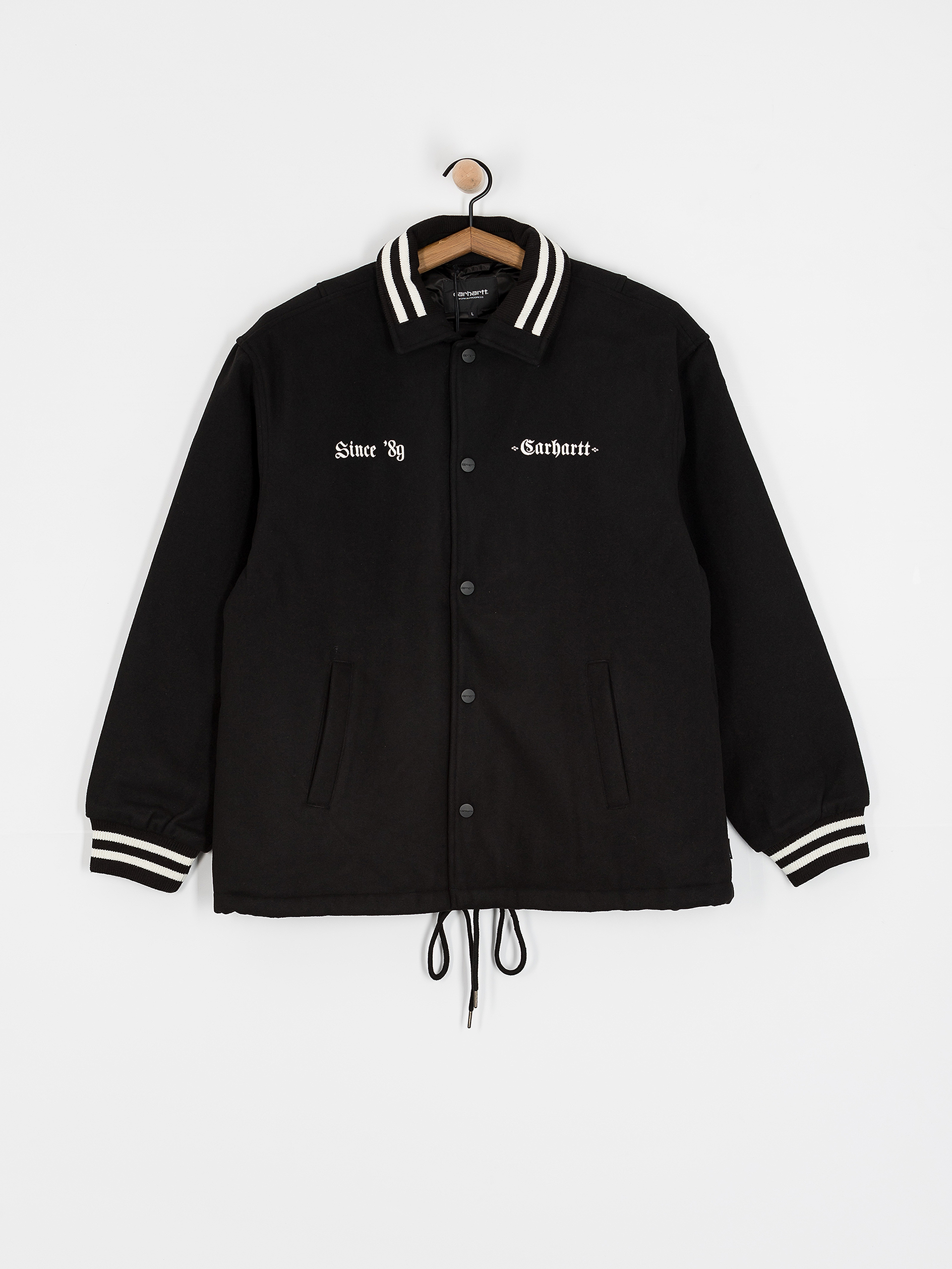 Bunda Carhartt WIP Wool Coach (black/wax)