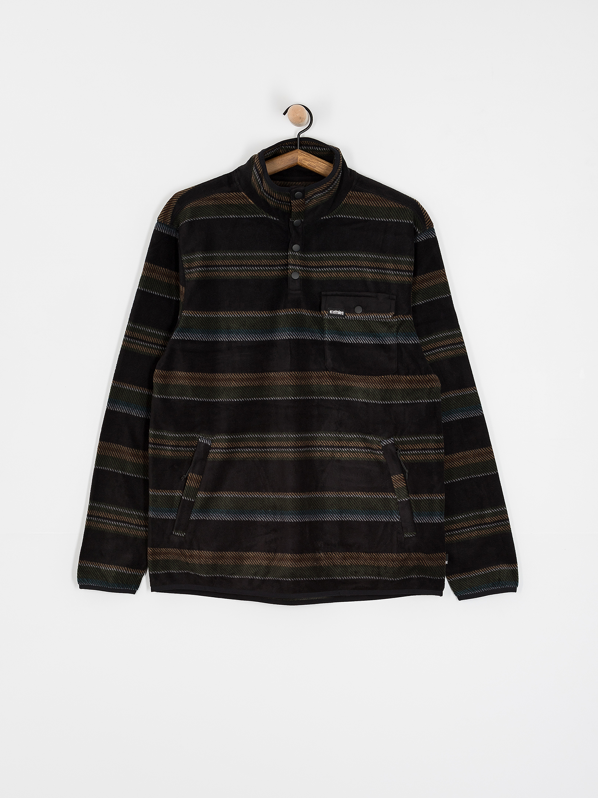 Pánska Termomikina  Etnies Woodsman Anorak (black/olive)