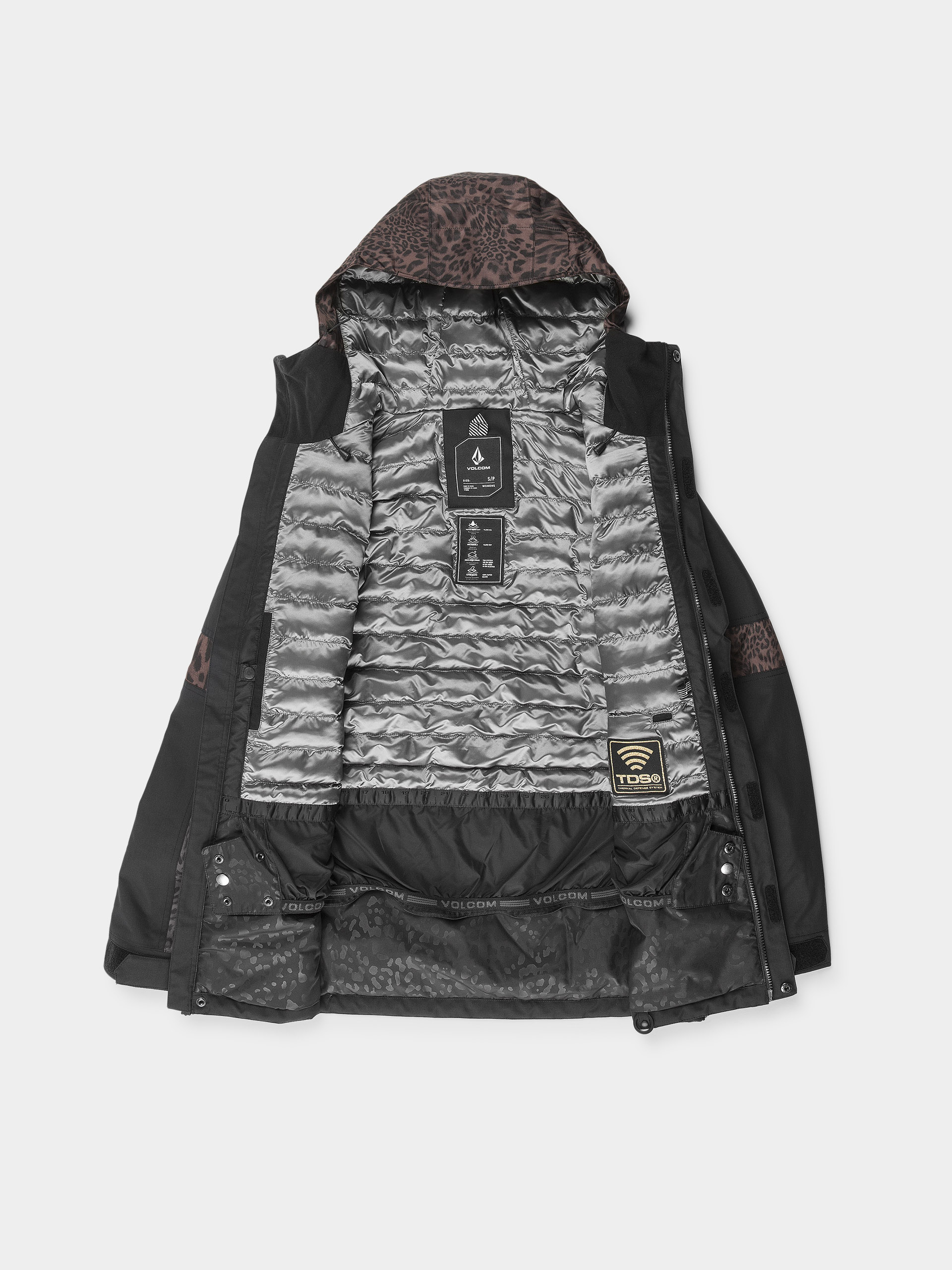 Snowboardovu00e1 bunda Volcom Larx 2L Tds Inf Parka Wmn (black)