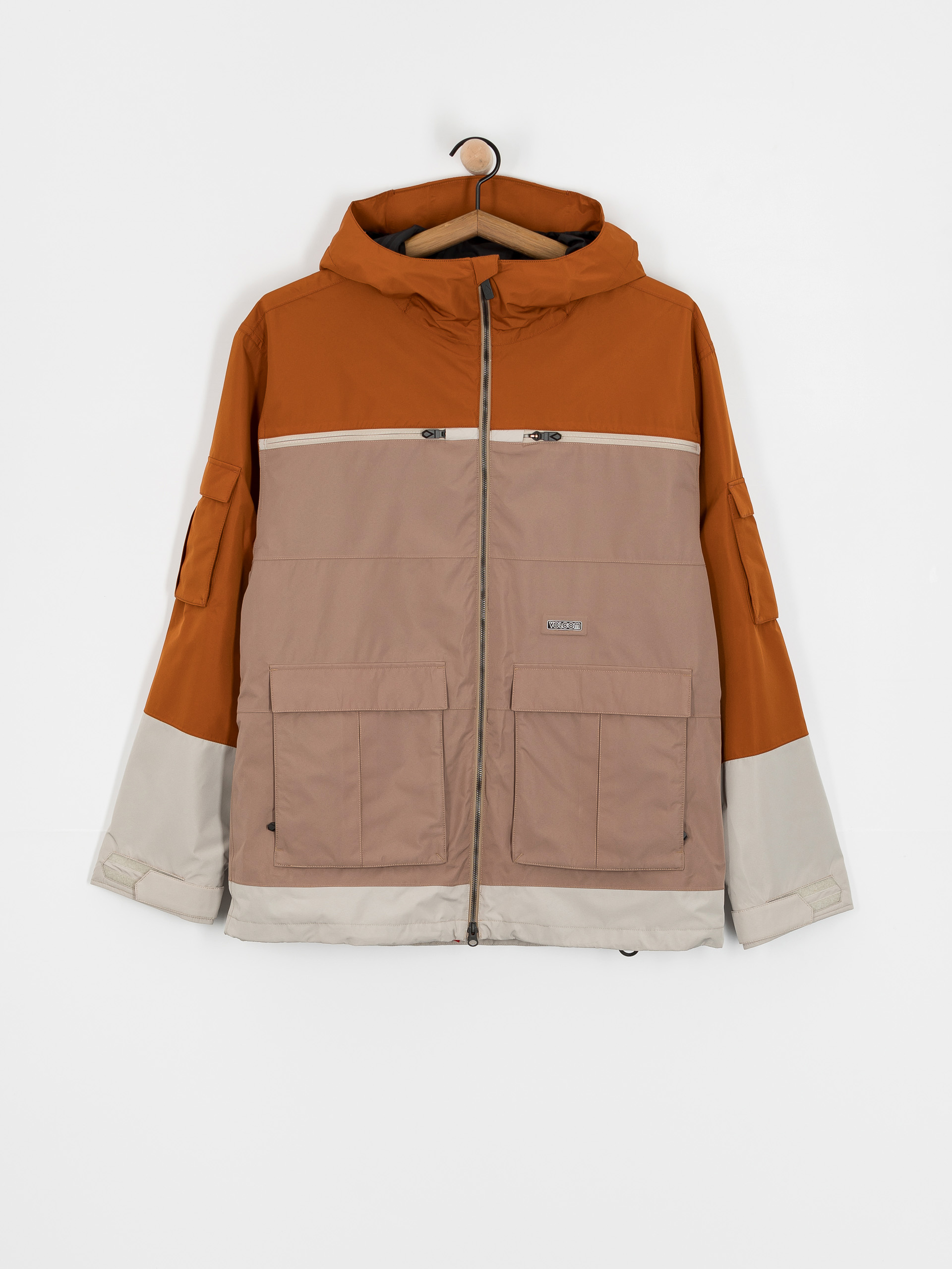 Pánska Snowboardová bunda Volcom Nightbreaker 20K (chestnut brown)