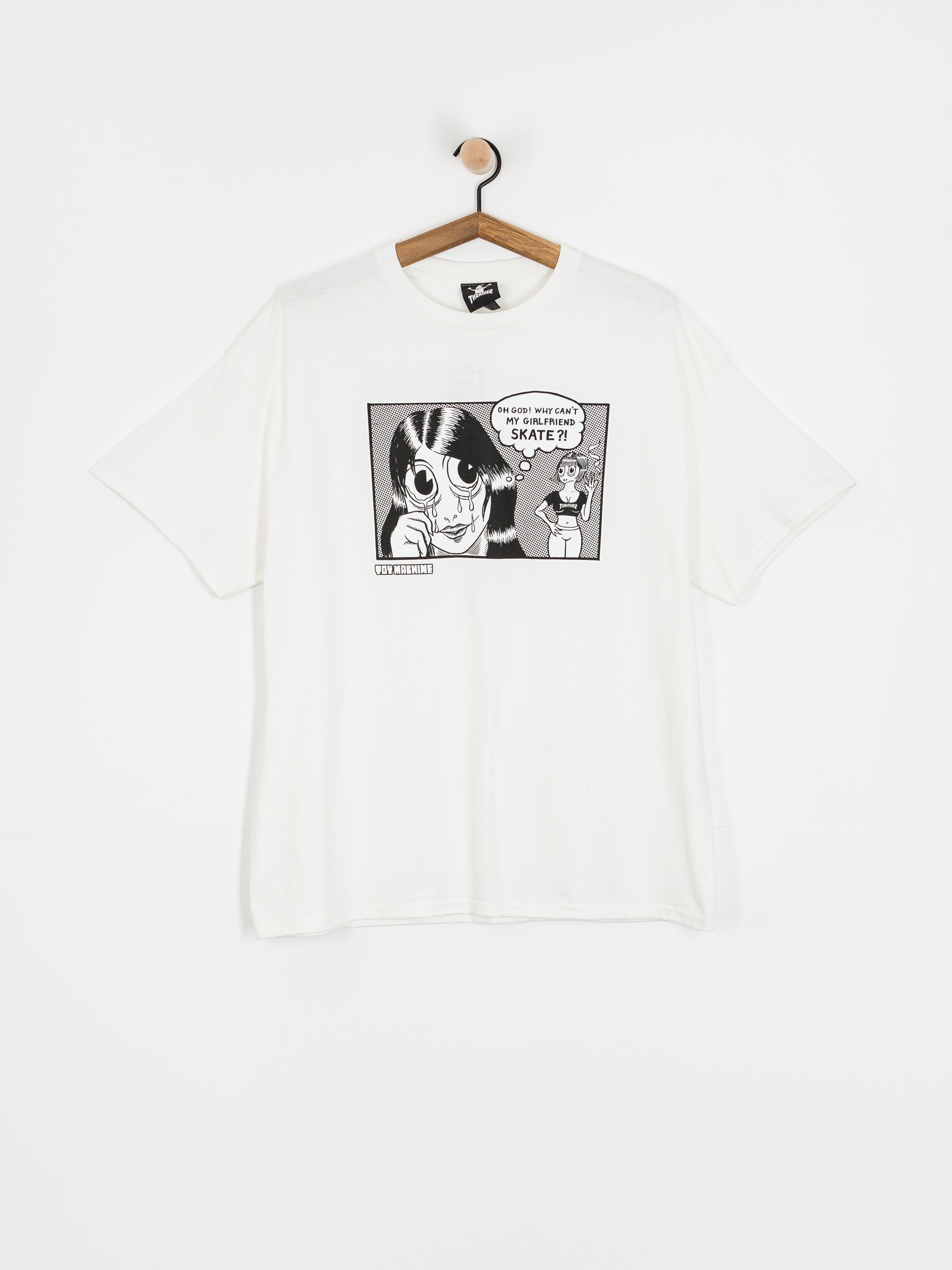 Tričko Thrasher X Toy Machine Girlfriend (white)