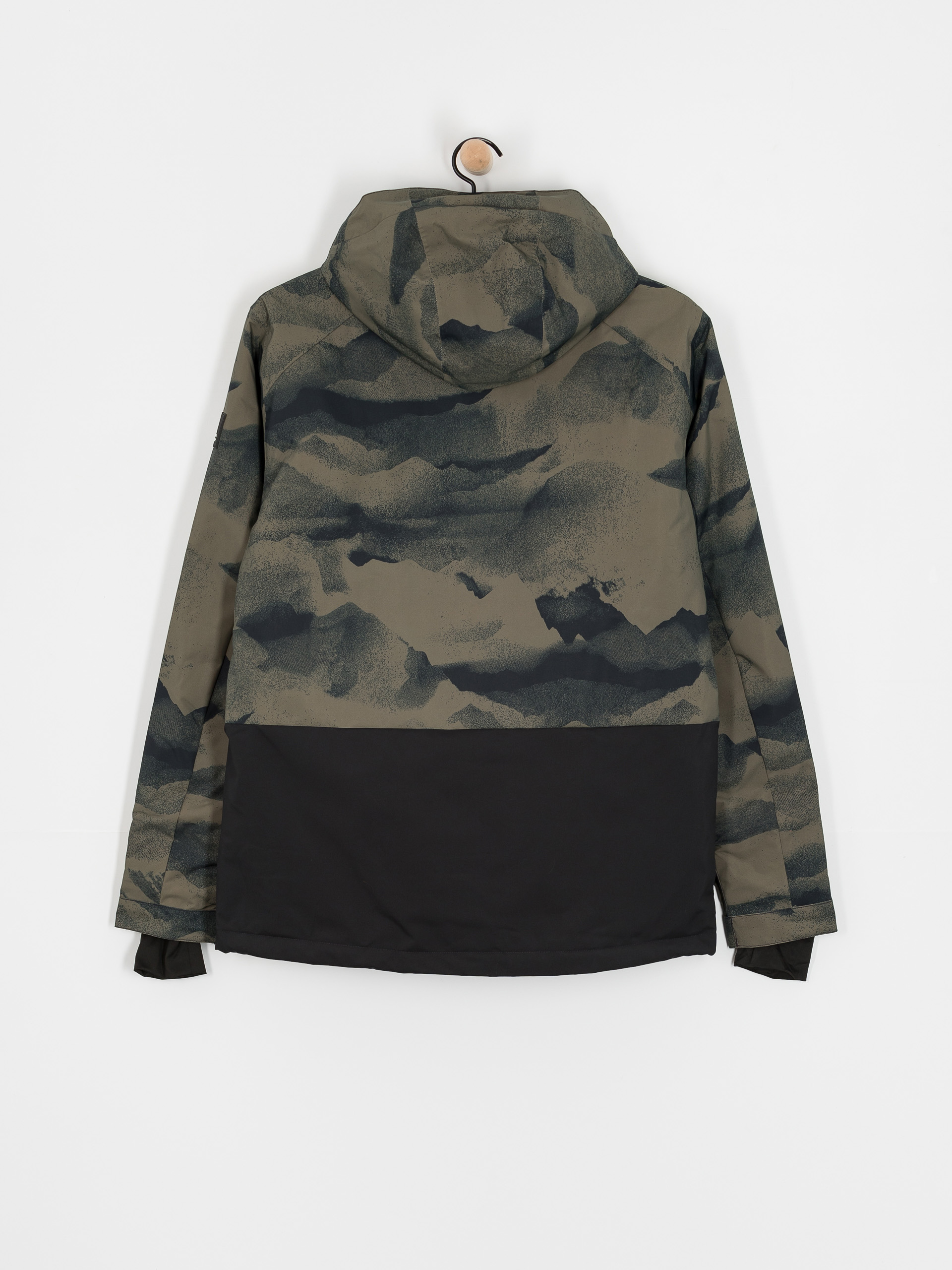 Pánska Snowboardová bunda Quiksilver Mission Printed Block (mountain spray cante)