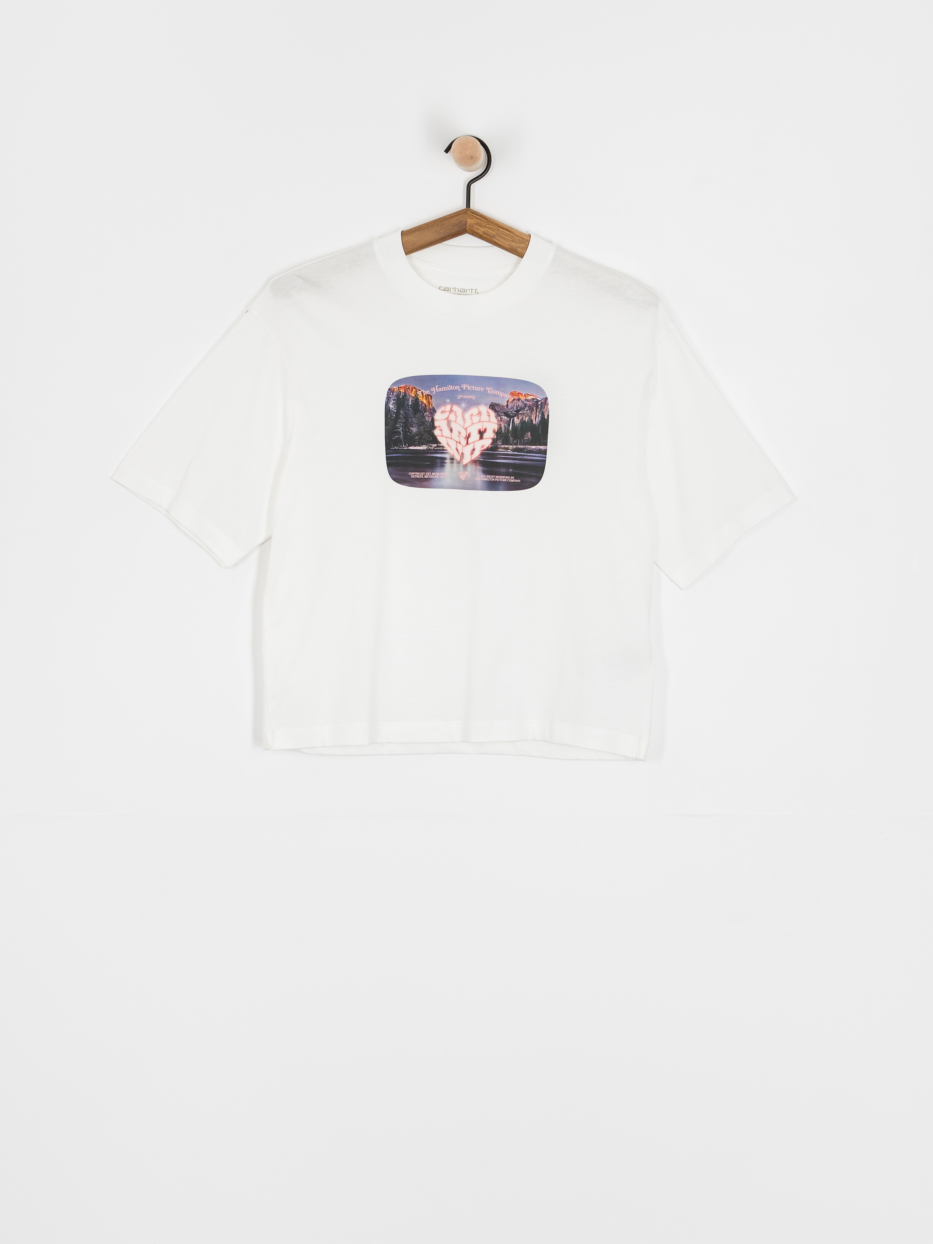 Tričko Carhartt WIP Greatest Flicks Wmn (white)