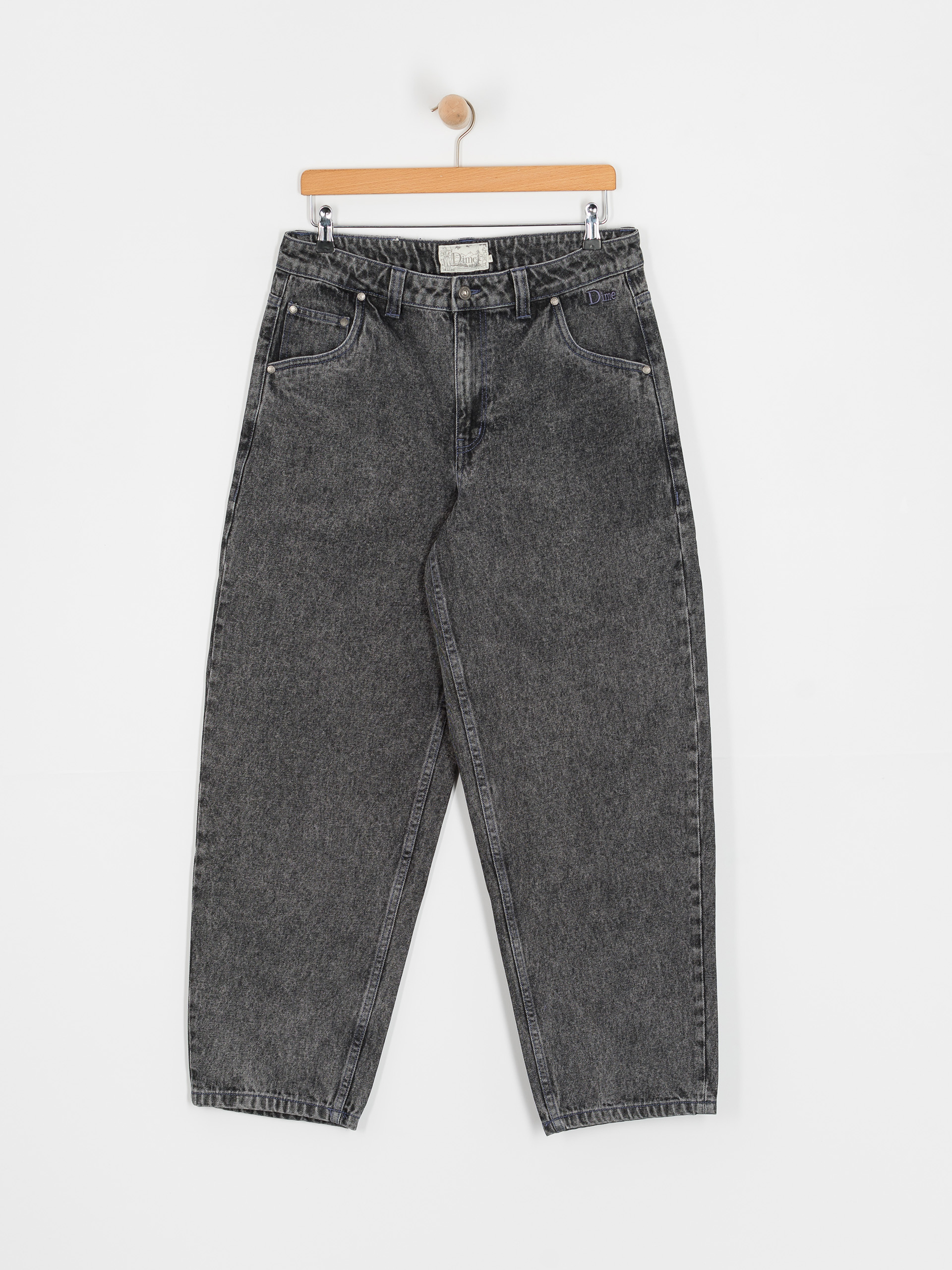 Nohavice Dime Classic Baggy Denim (faded black)