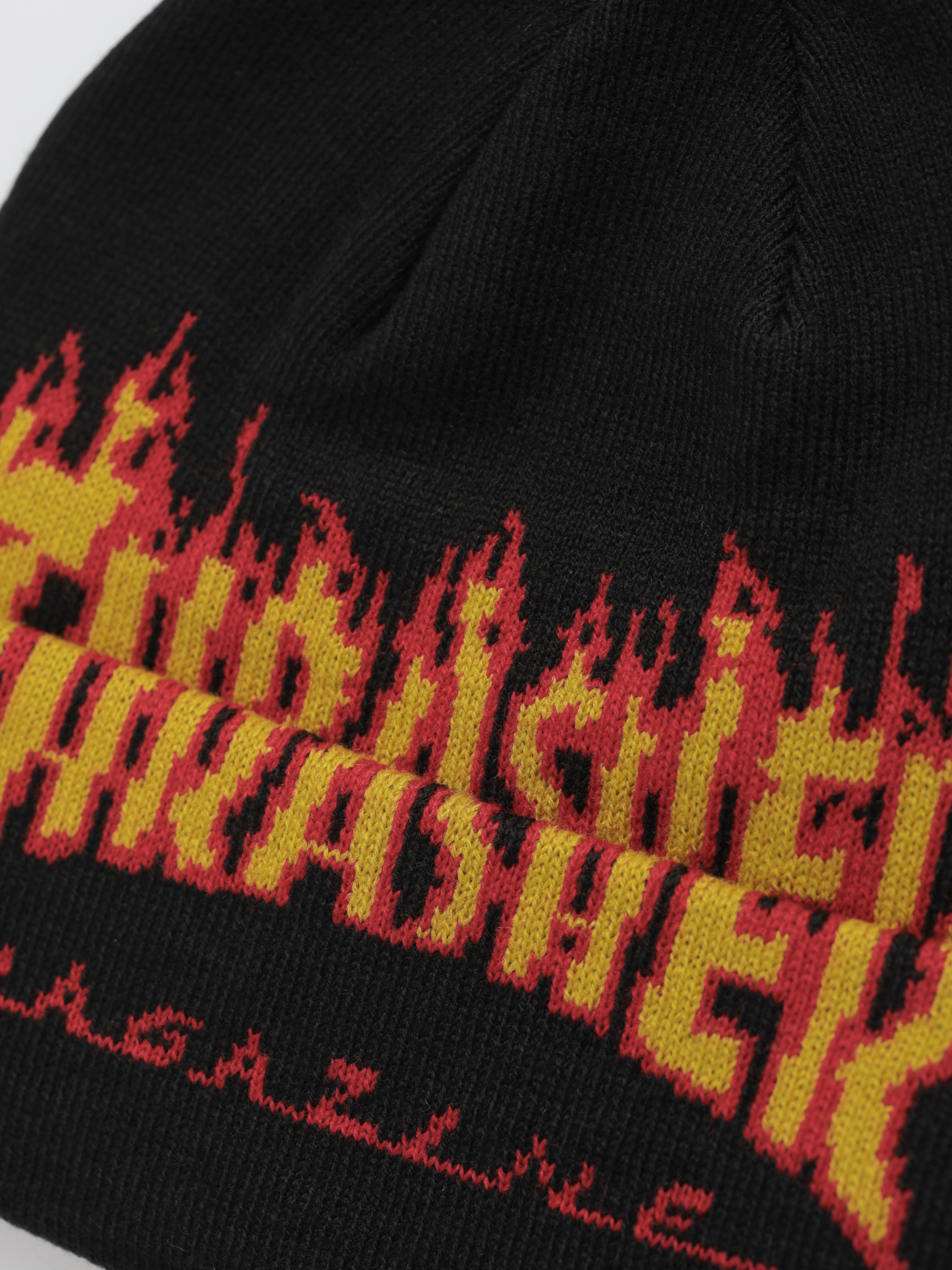 Čiapka Thrasher X Toy Machine Flame Fold (black)