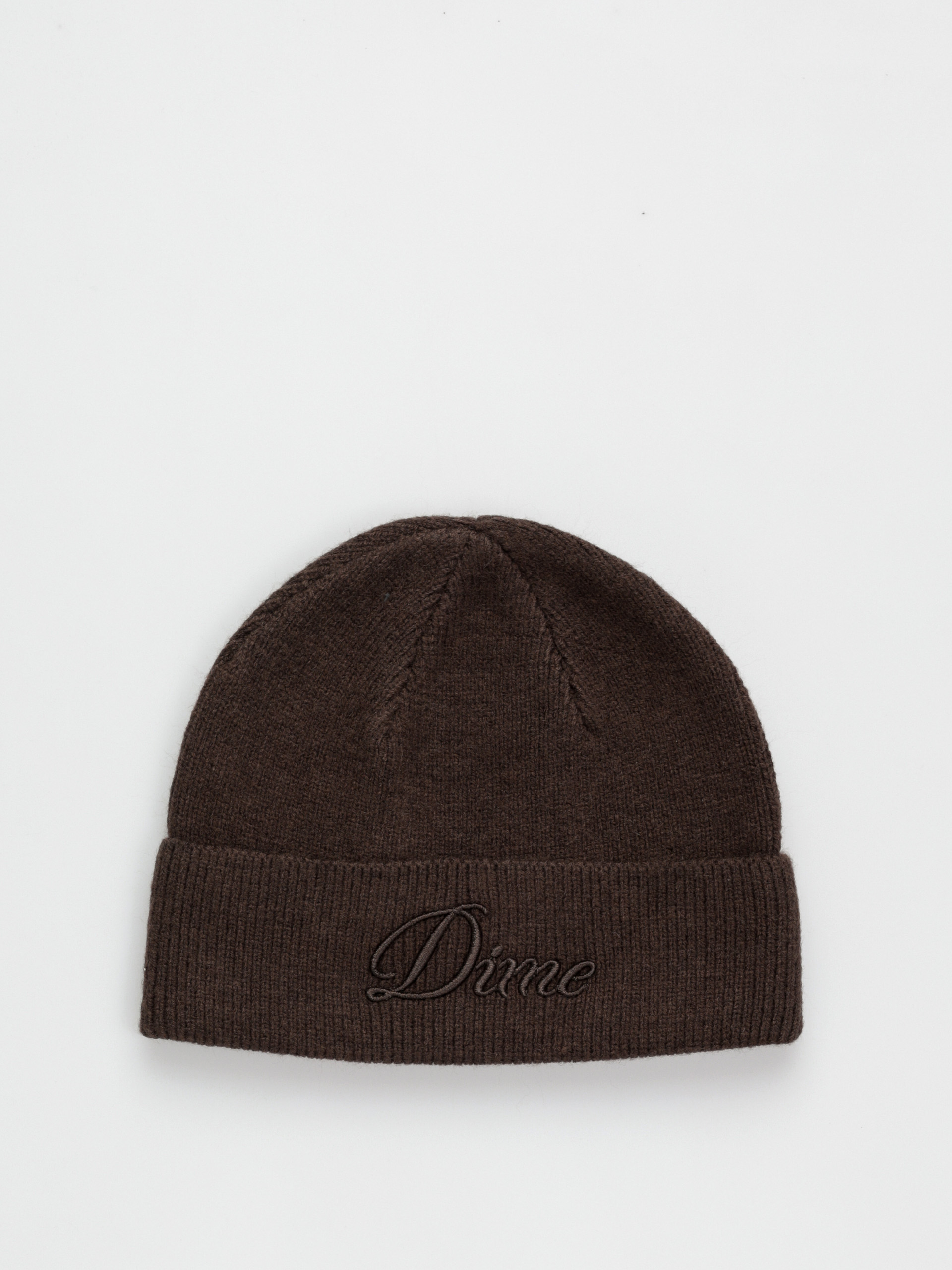 Čiapka Dime Cursive Wool Fold (dark brown)