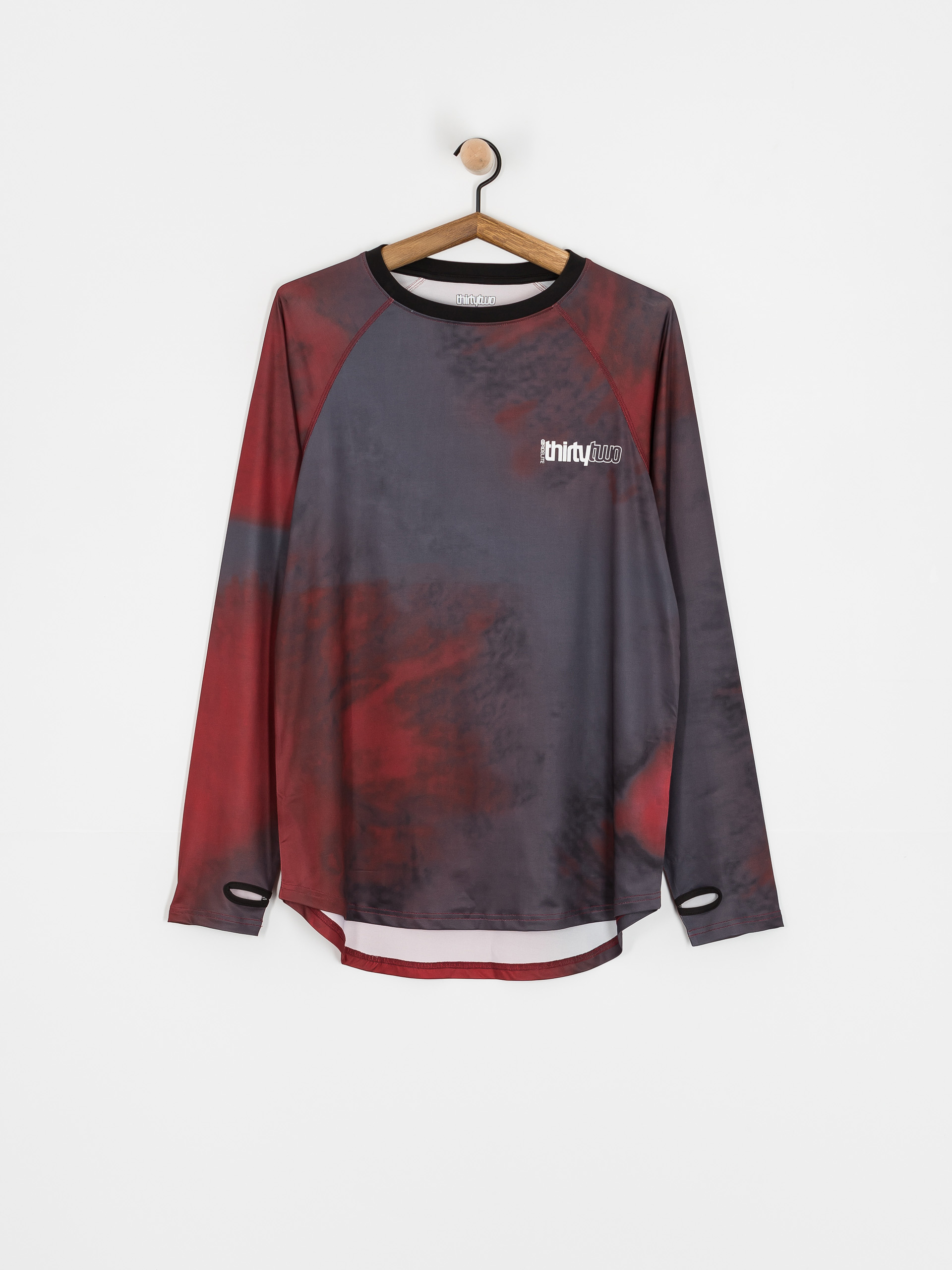 Spodné prádlo ThirtyTwo Ridelite Ls Shirt (black/red)