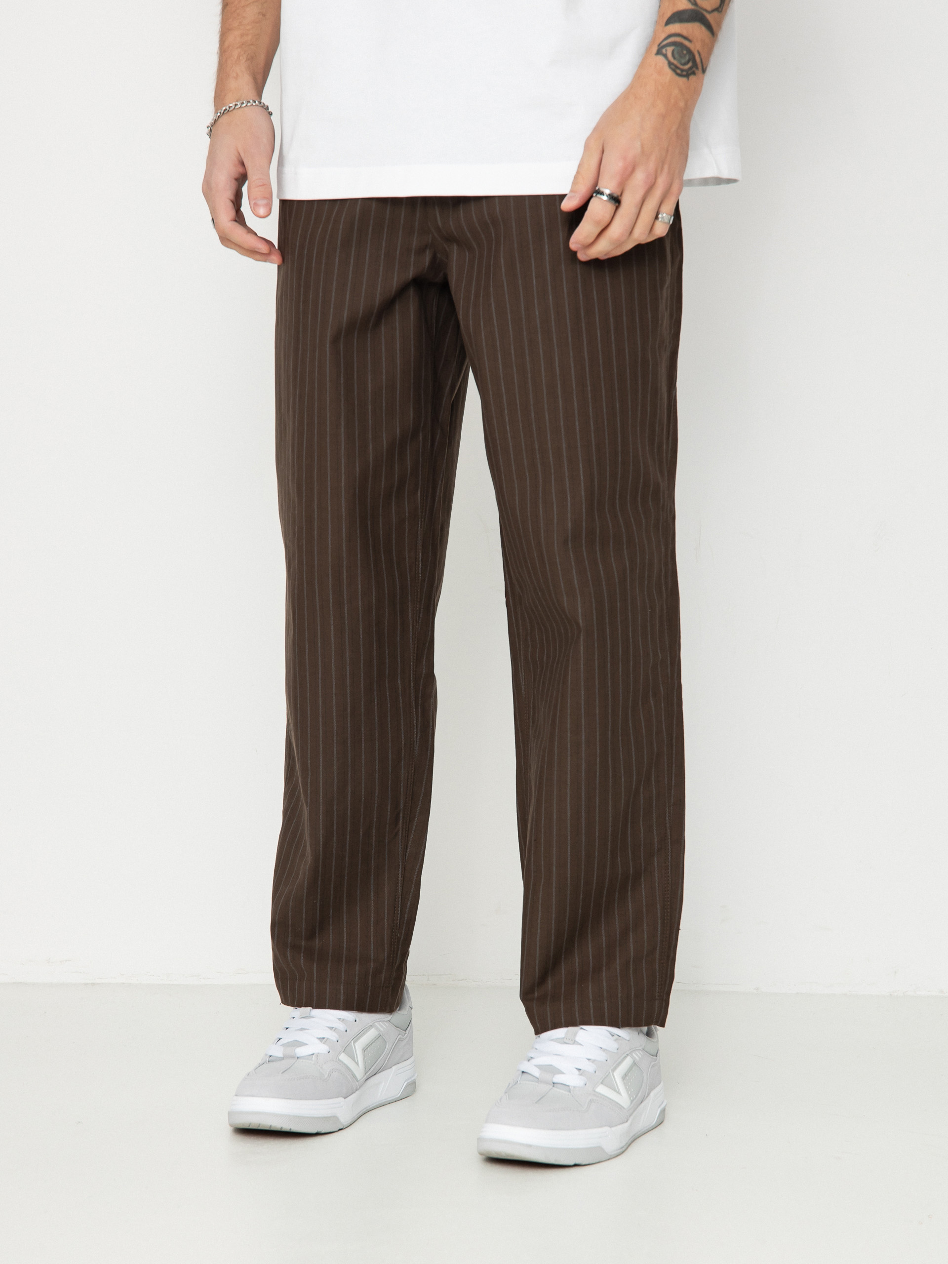 Nohavice Volcom Skate Vitals Remy S (dark brown)