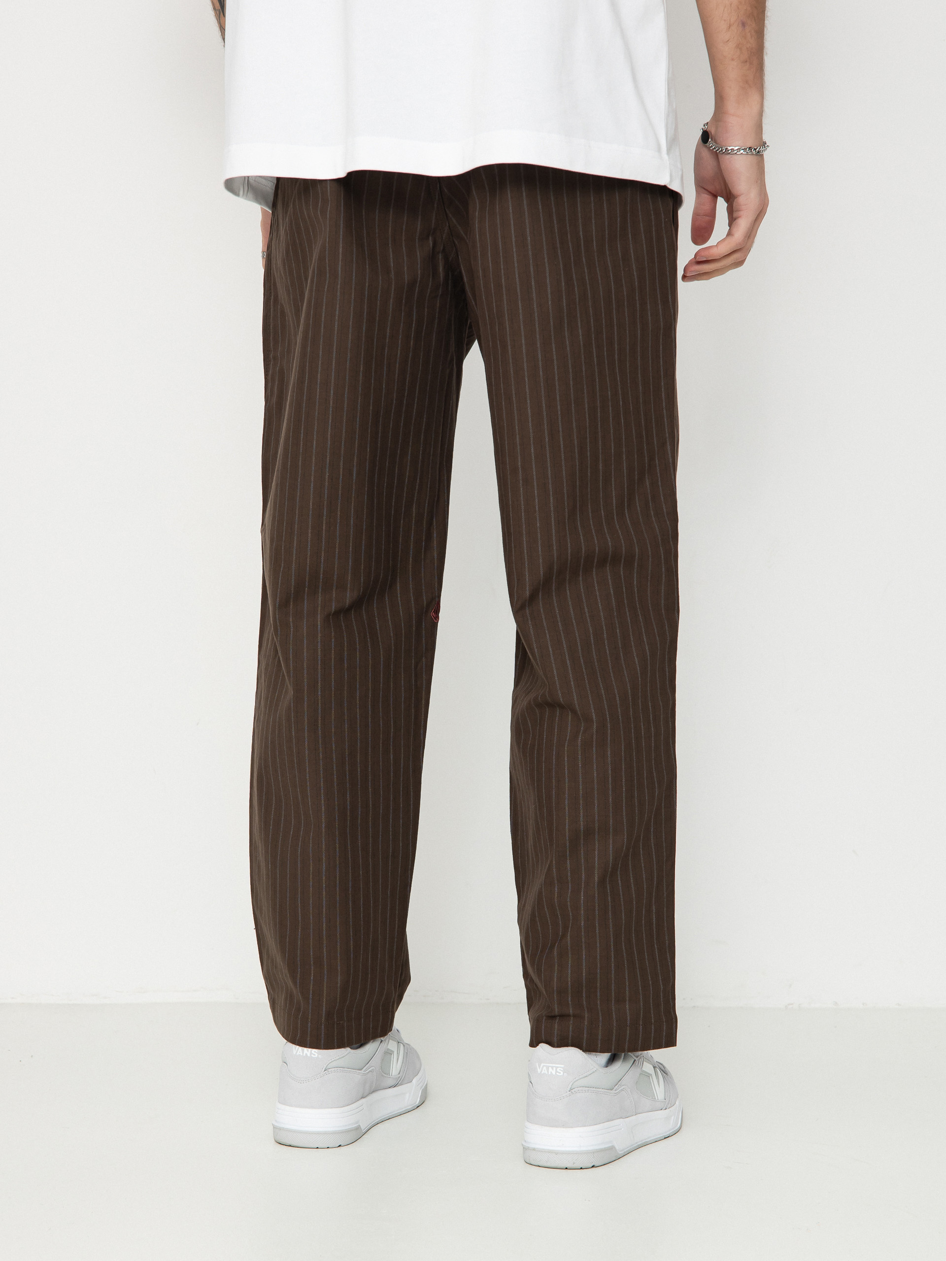 Nohavice Volcom Skate Vitals Remy S (dark brown)