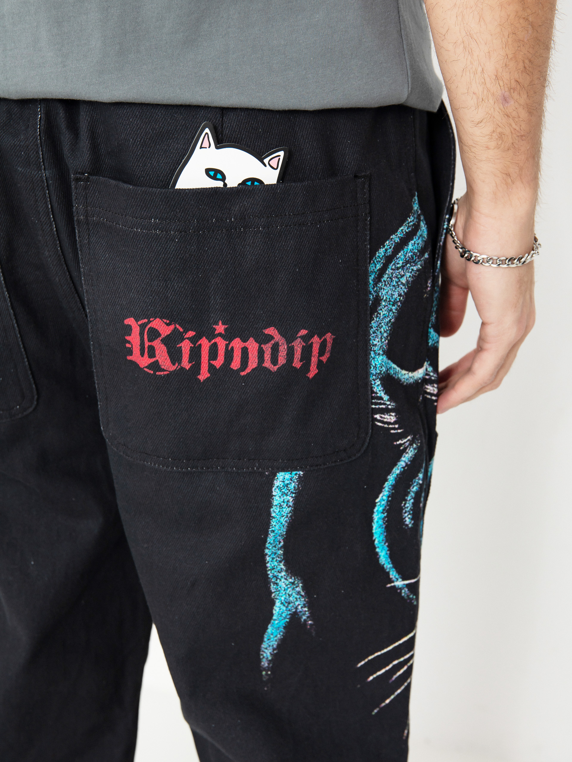 Nohavice RipNDip Fein Double Knee (black)