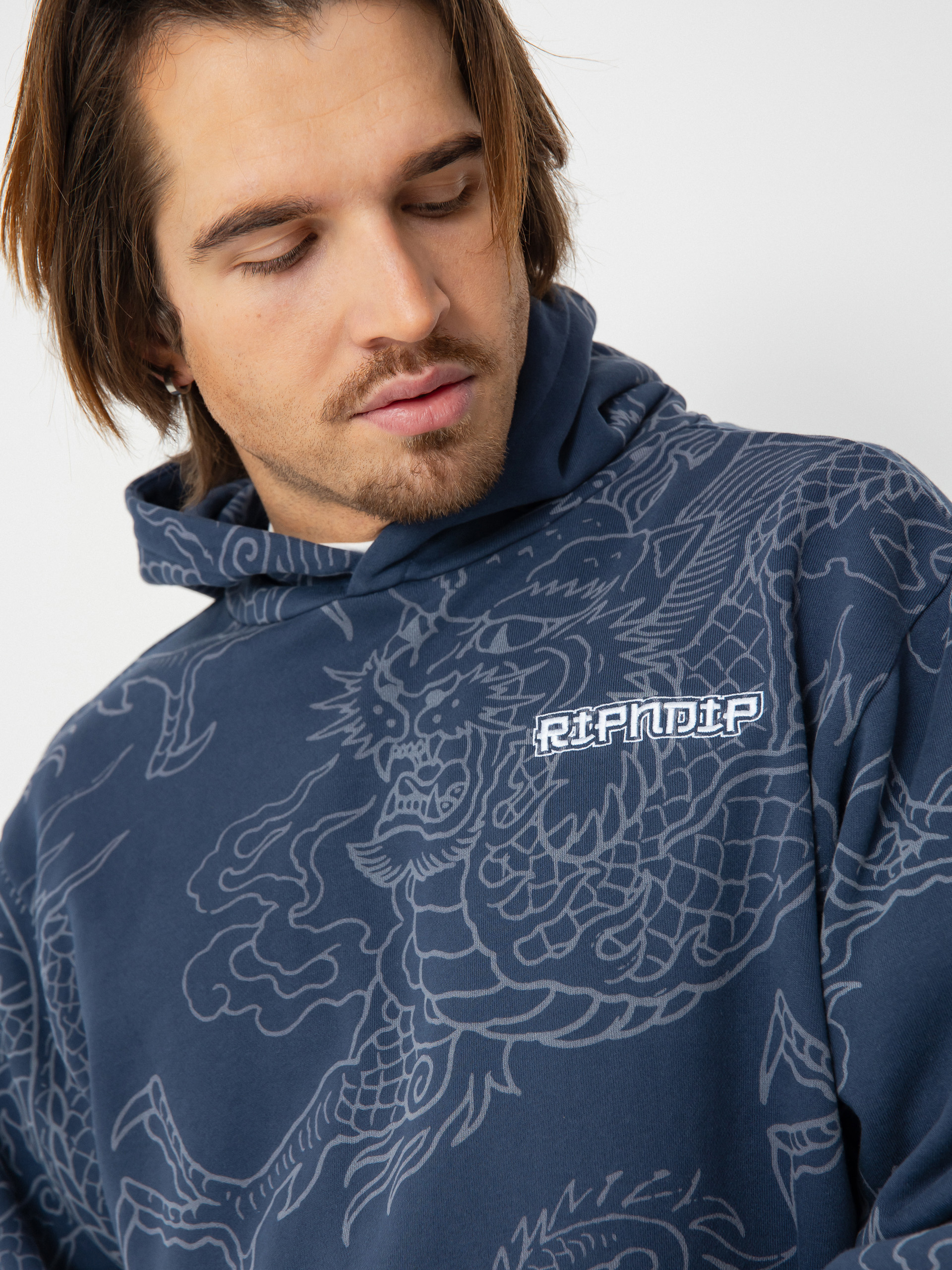 Mikina s kapucňou RipNDip Haku HD (navy)