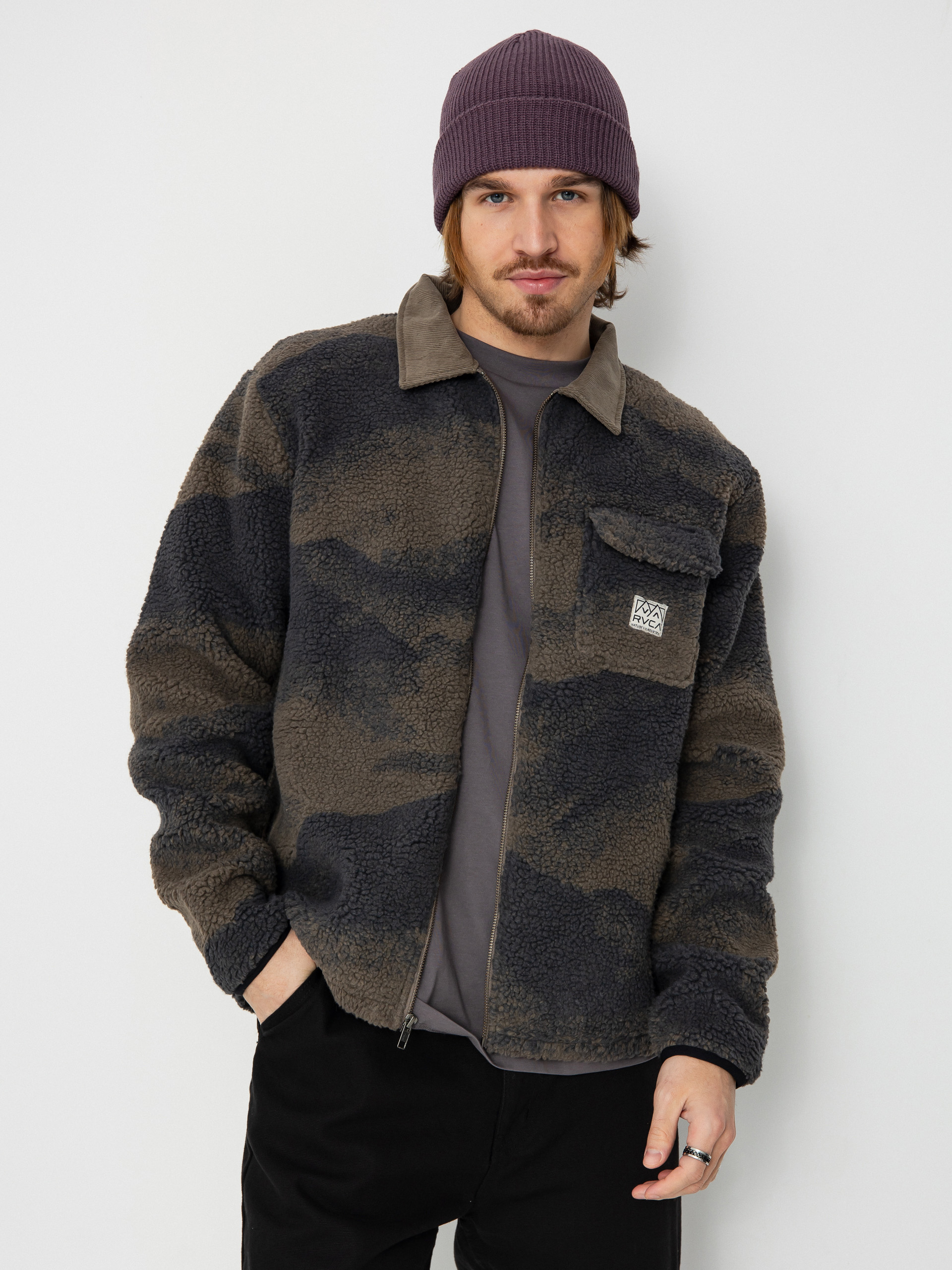 Bunda RVCA Walker Sherpa (blue haze)