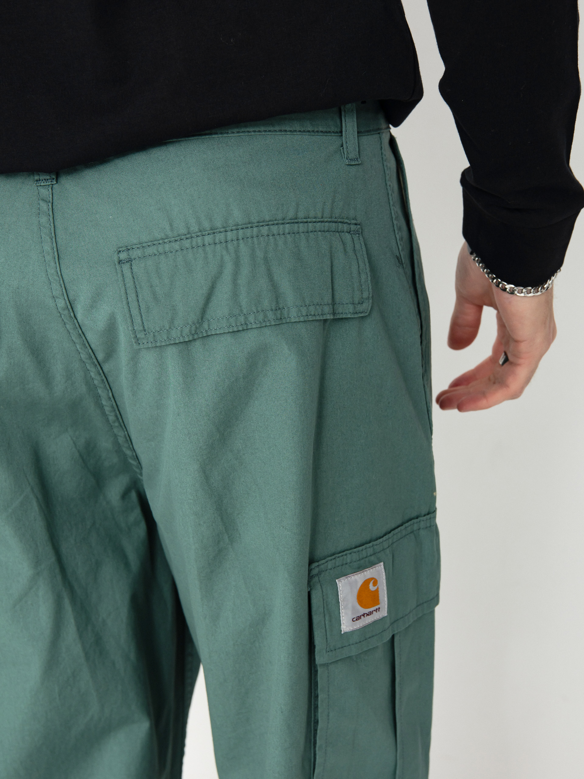 Nohavice Carhartt WIP Cole Cargo (silver pine)