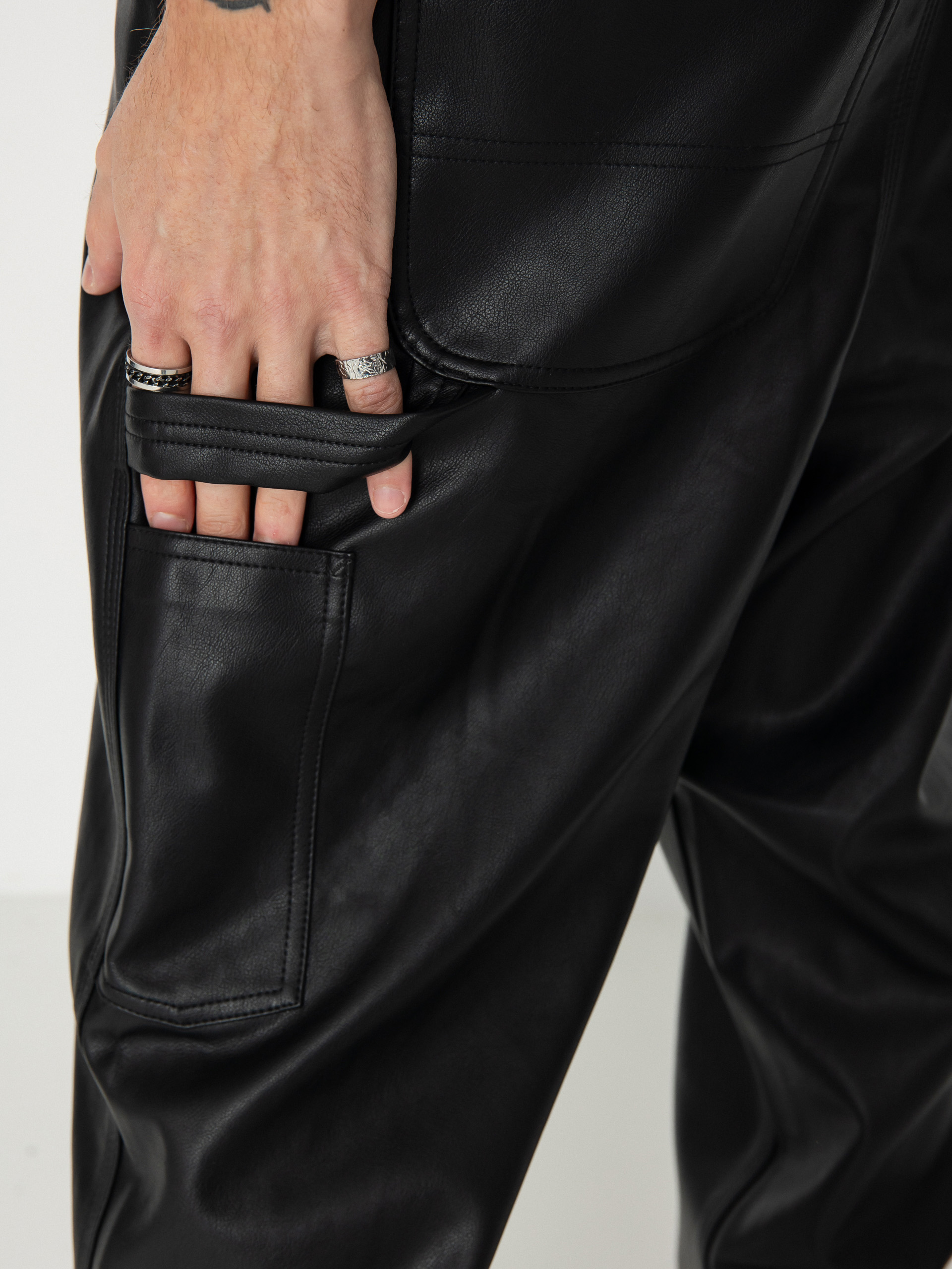 Nohavice Carhartt WIP Single Knee (black)