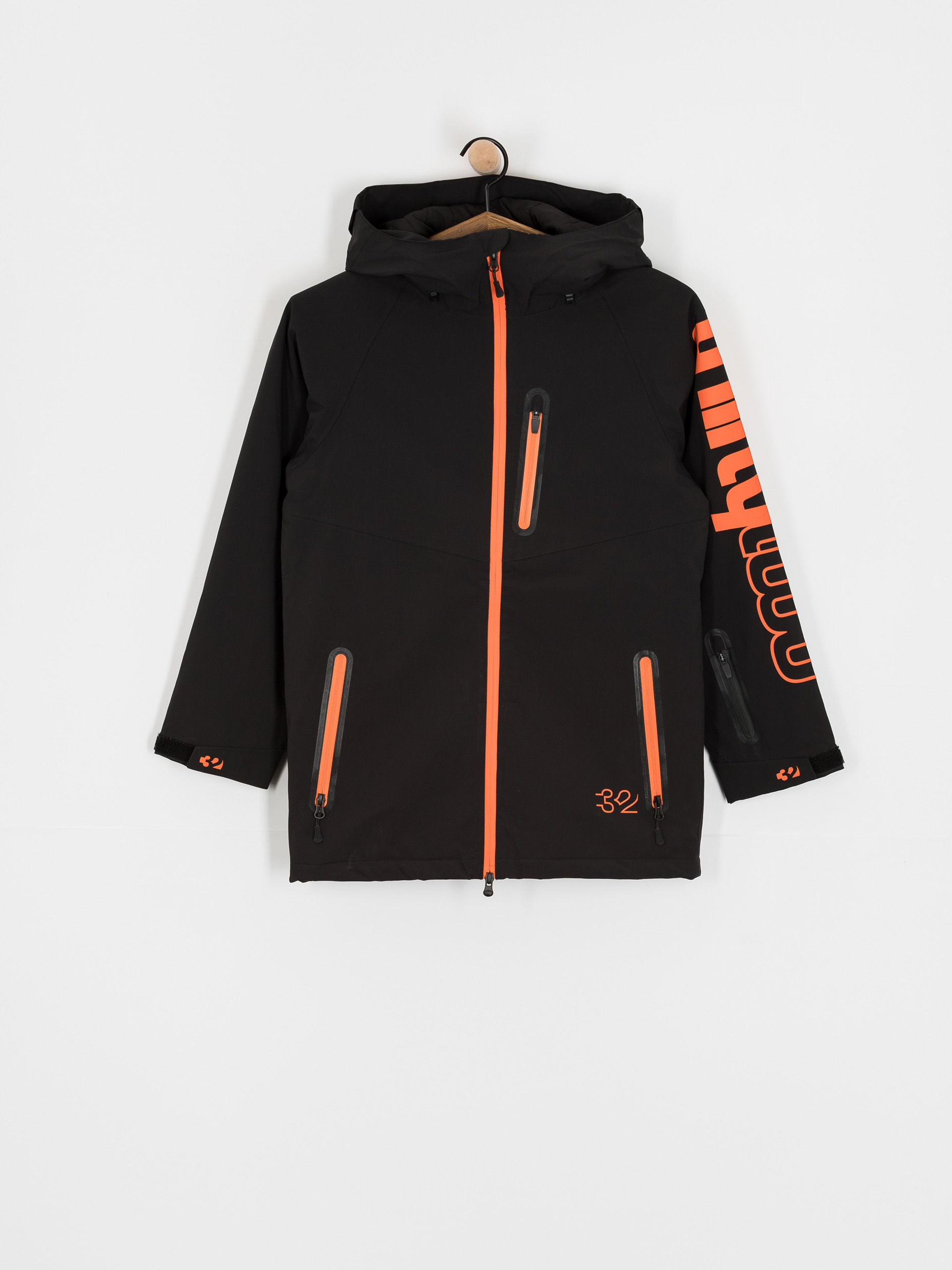 Snowboardovu00e1 bunda ThirtyTwo Youth Grasser Insulated JR (black/orange)