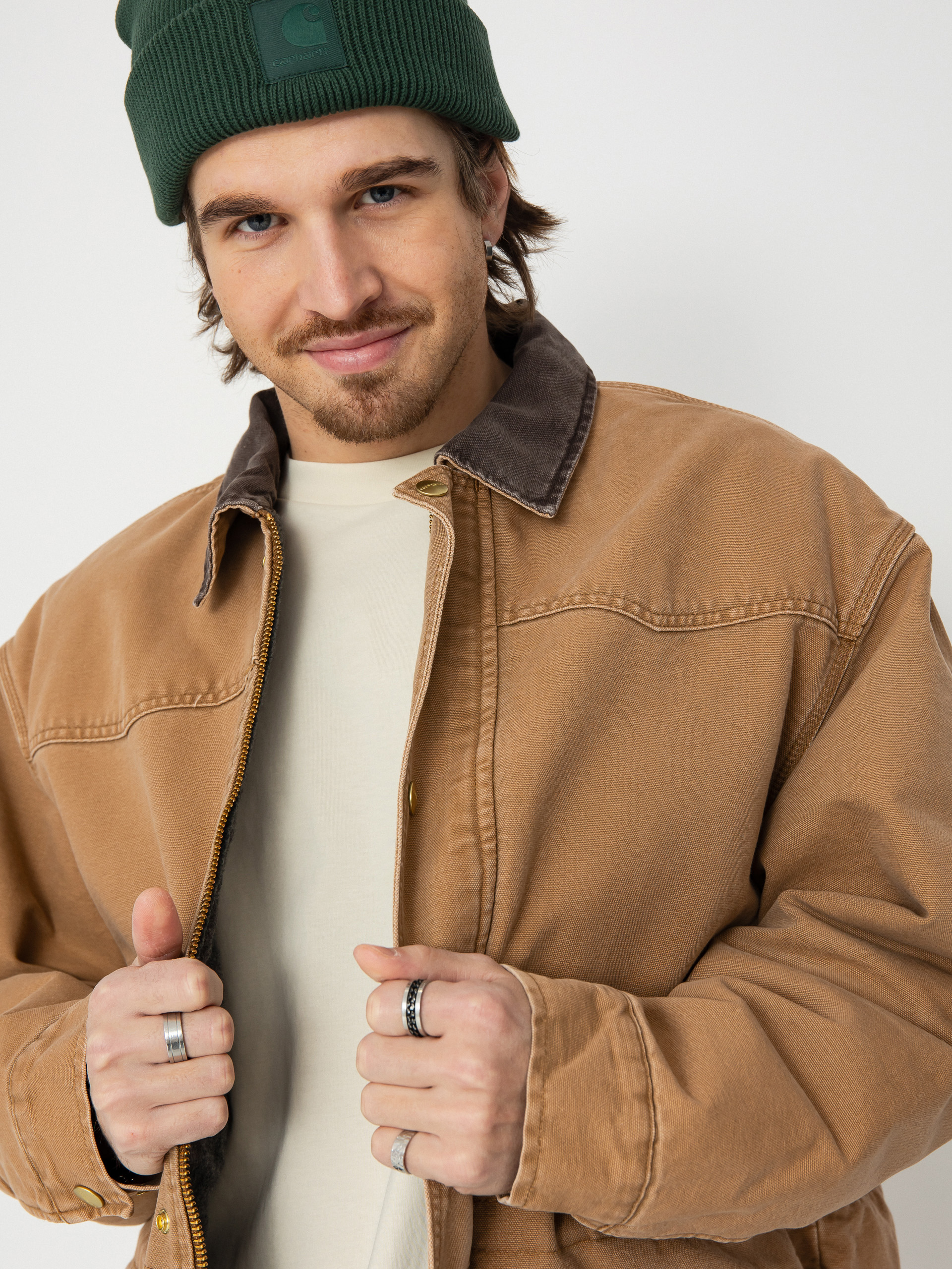 Bunda Carhartt WIP OG Santa Fe Coat (hamilton brown/tobacco)