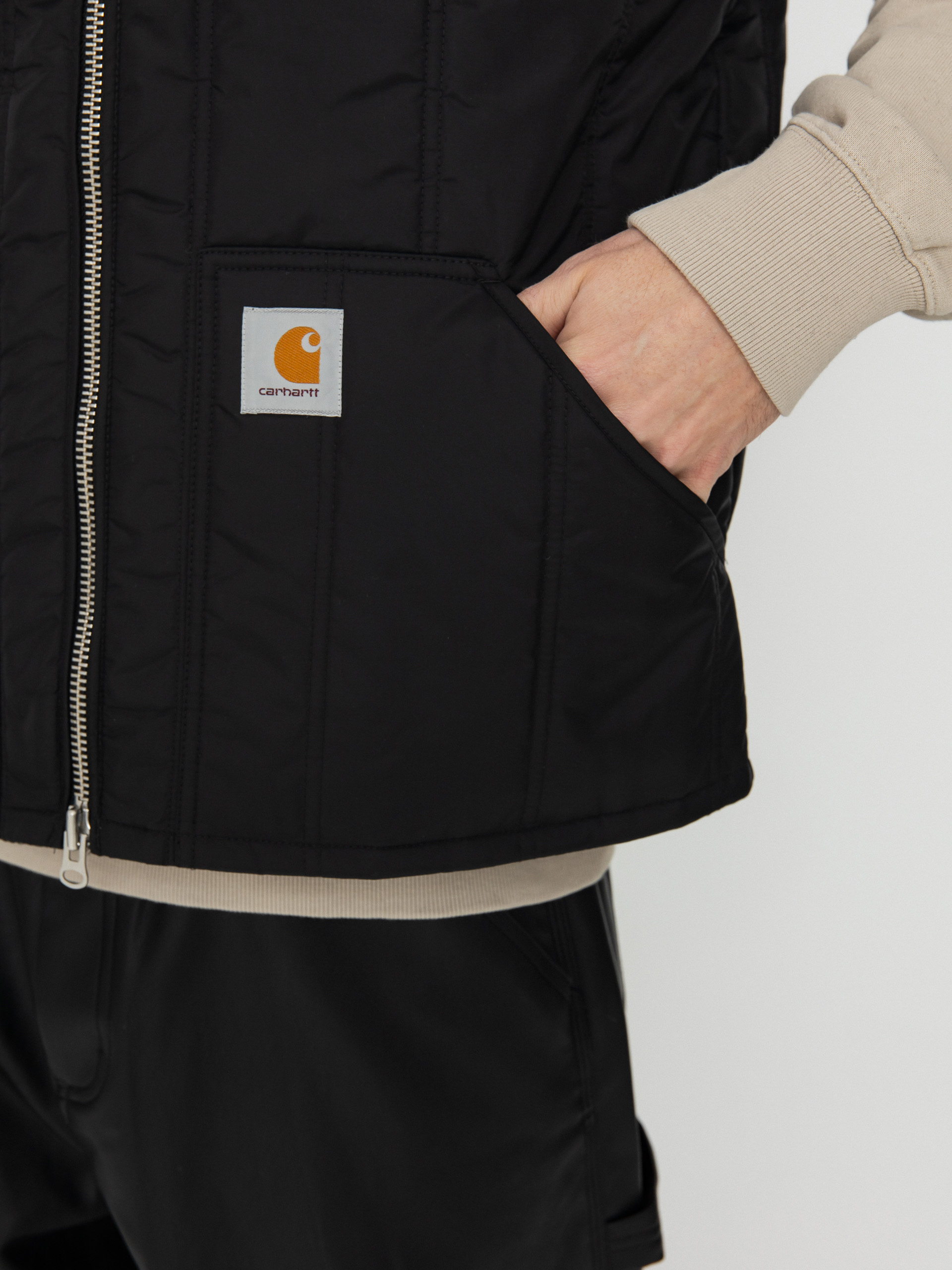 Vesta Carhartt WIP Lachlan Vest (black)
