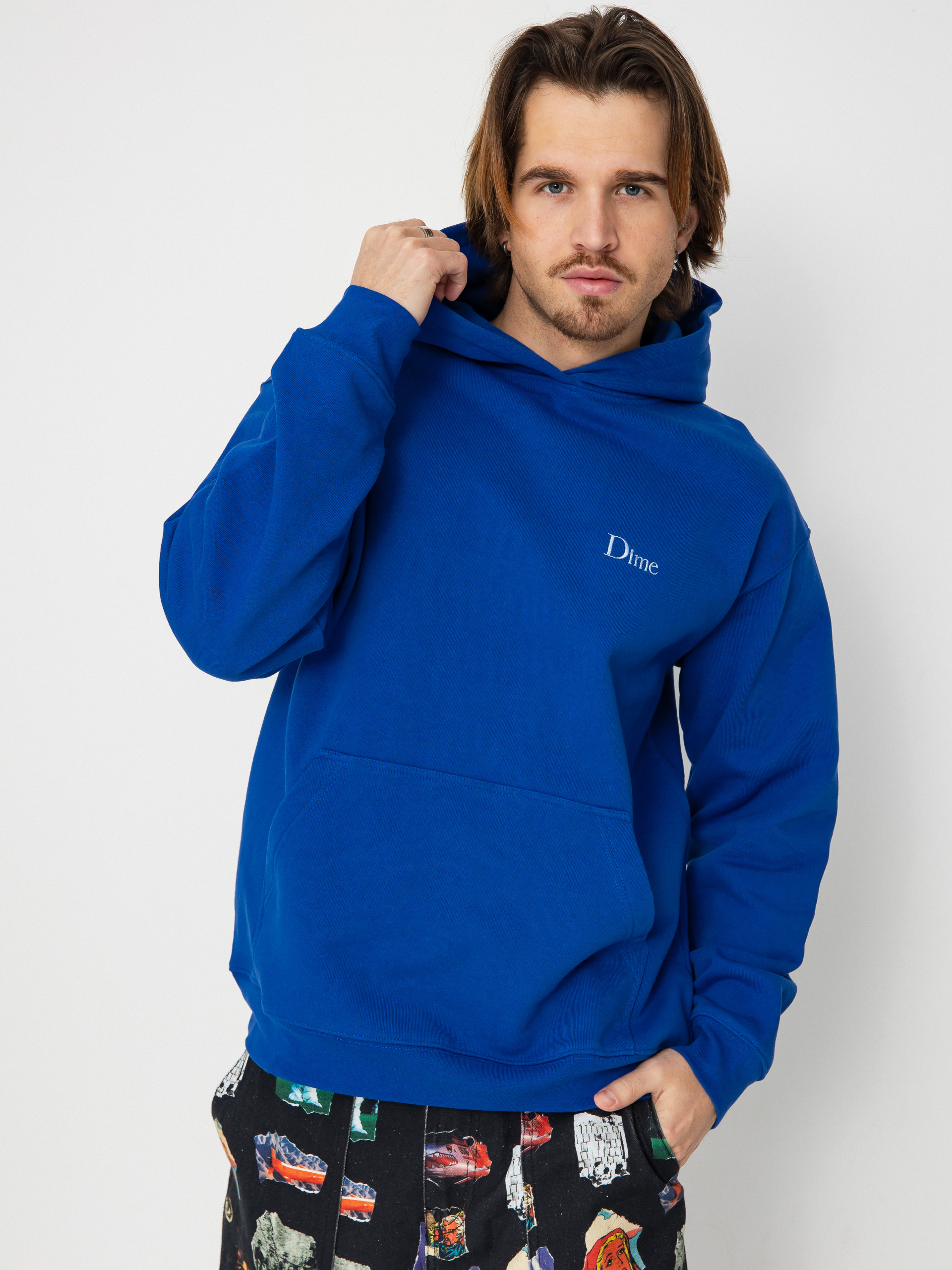 Mikina s kapucňou Dime Classic Small Logo HD (navy blue)