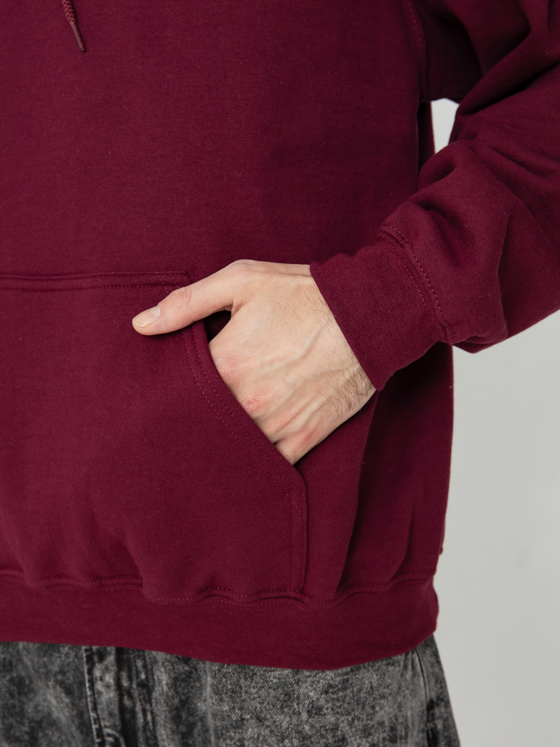 Mikina s kapucňou Thrasher X Toy Machine Vortex HD (maroon)