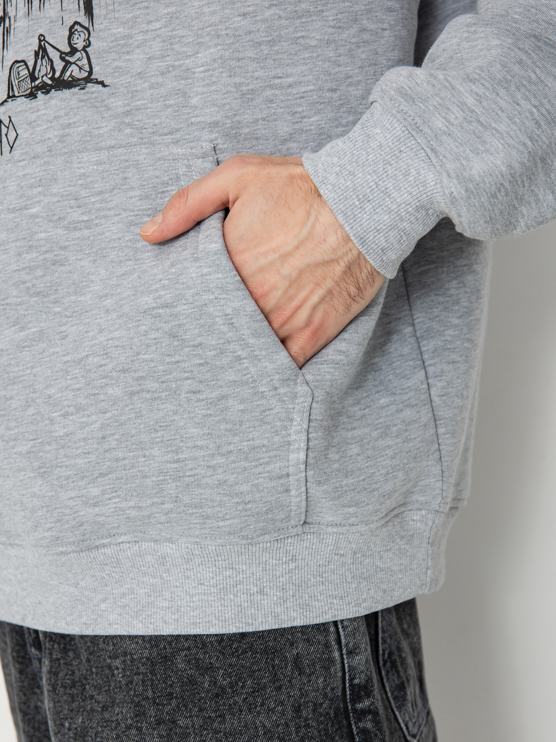 Mikina s kapucňou Palto Crypid HD (grey)